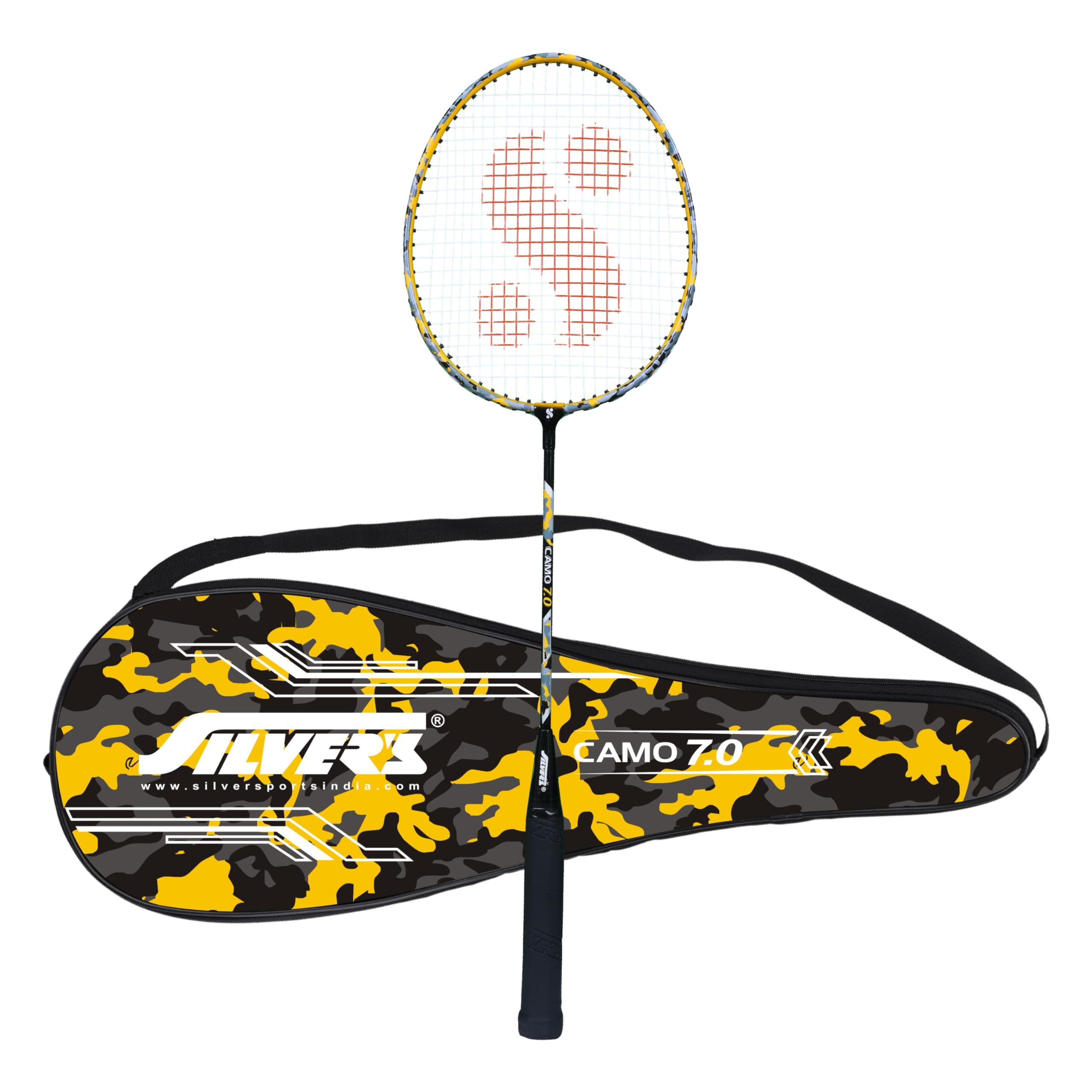 Silver’s Aluminium Camo 7.0 Badminton Racket with Cover — ₹214