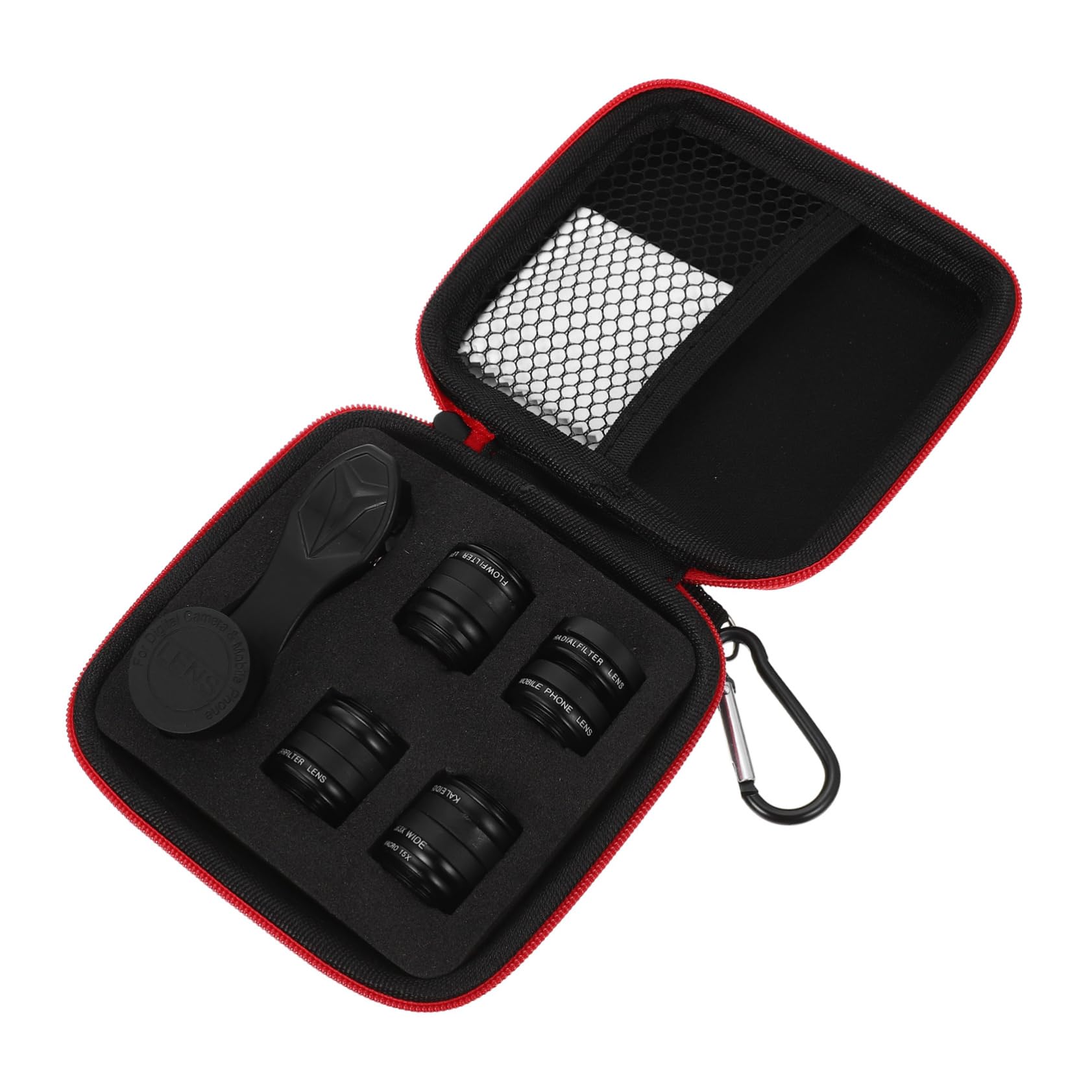 1set Kit Per Fotocamera Smartphone Lenti Professionali Grandangolari e Macro Facile Installazione e Trasporto Per Appassionati Di Fotografia
