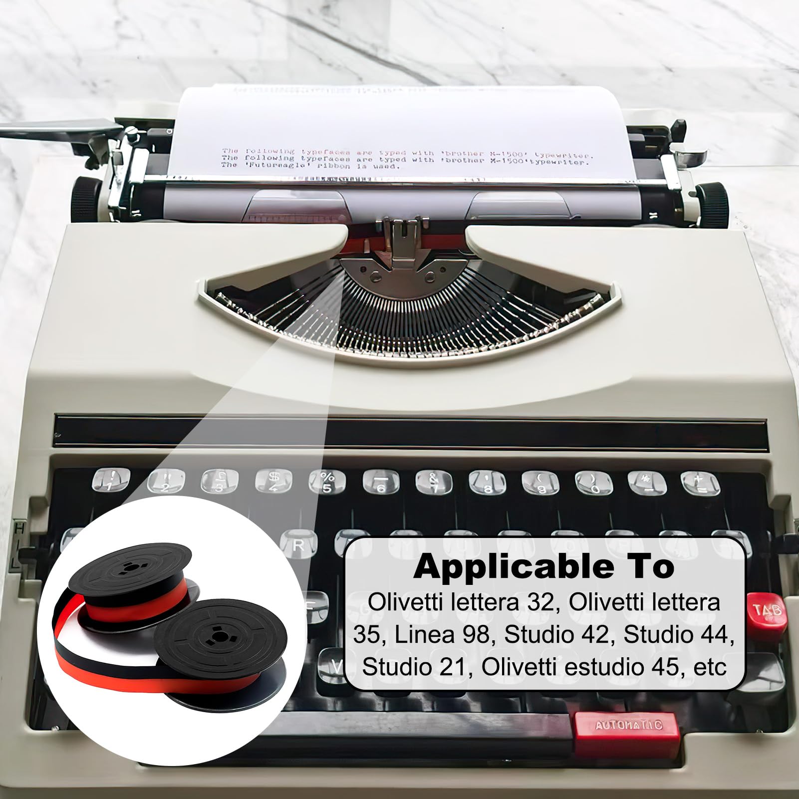 Nastro Per Macchina Da Scrivere Portatile JC Penney Jayvee – Bobina Compatibile Nuova - Foto 5