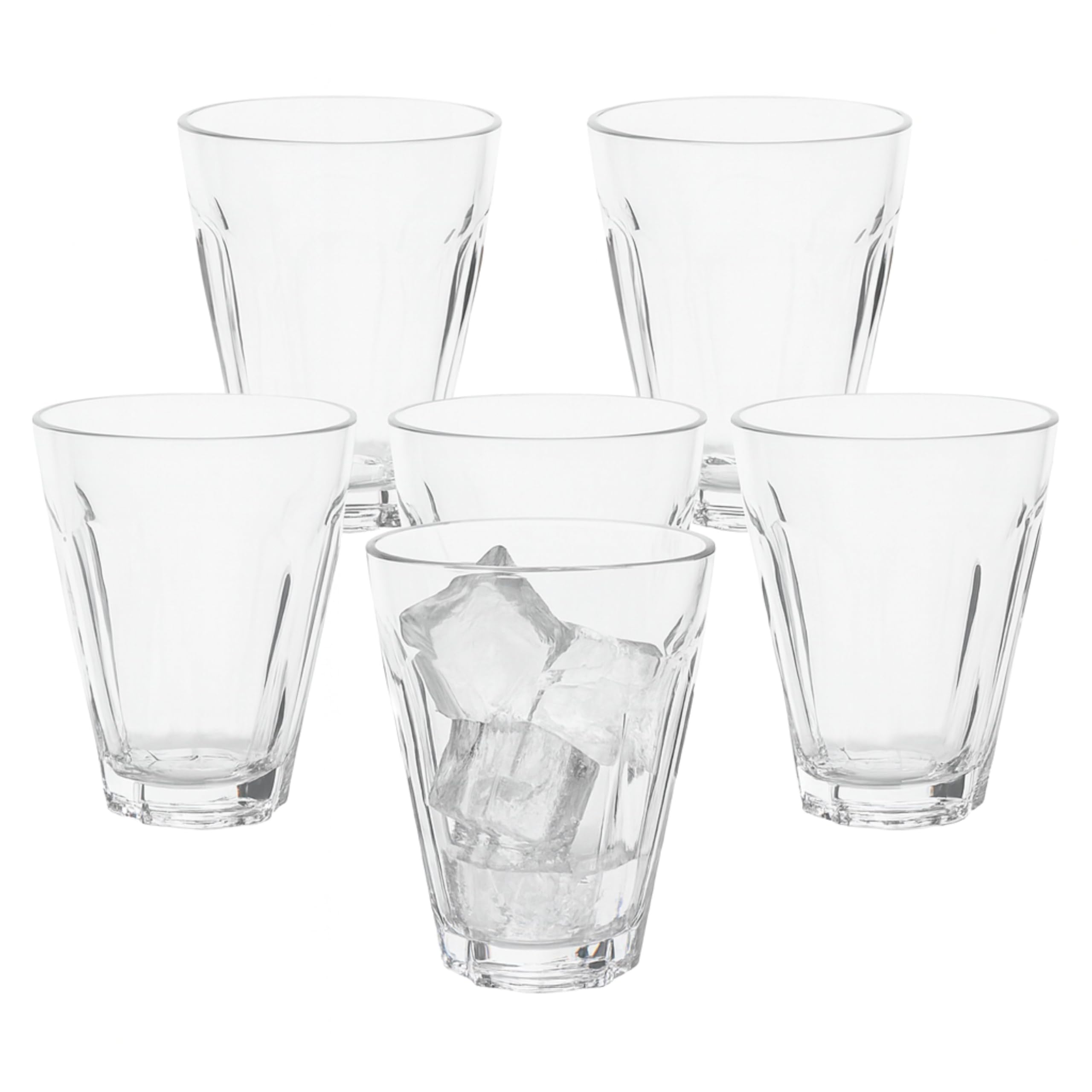 Amazon.com | NuGlass 14 oz Unbreakable Tritan Drinking Glasses