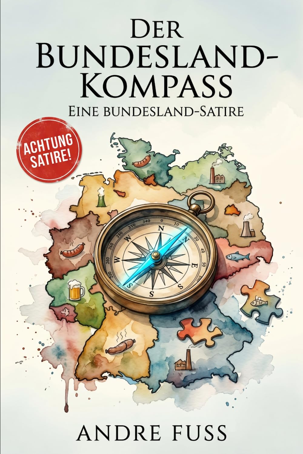 Der satirische Bundesland-Kompass (Regionale humorvolle Satire)