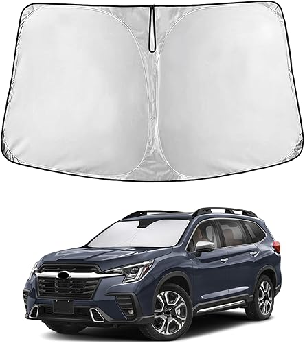 Miniatura 136 de EcoNour Parasol para Subaru Crosstrek 2013-2015 2016 2017, visera solar para parabrisas delantero y ventana, bloqueador de calor UV y protector