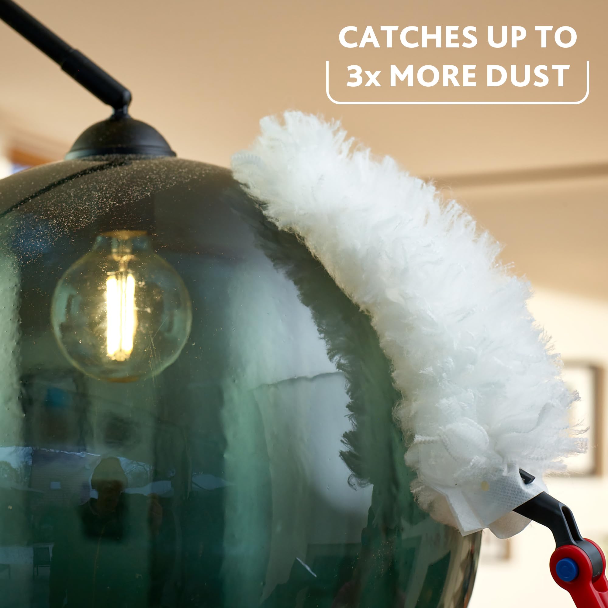 Vileda Flex&Catch piumino di ricambio | Deep clean refills | Cattura fino a 3 volte più polvere rispetto ai piumini tradizionali