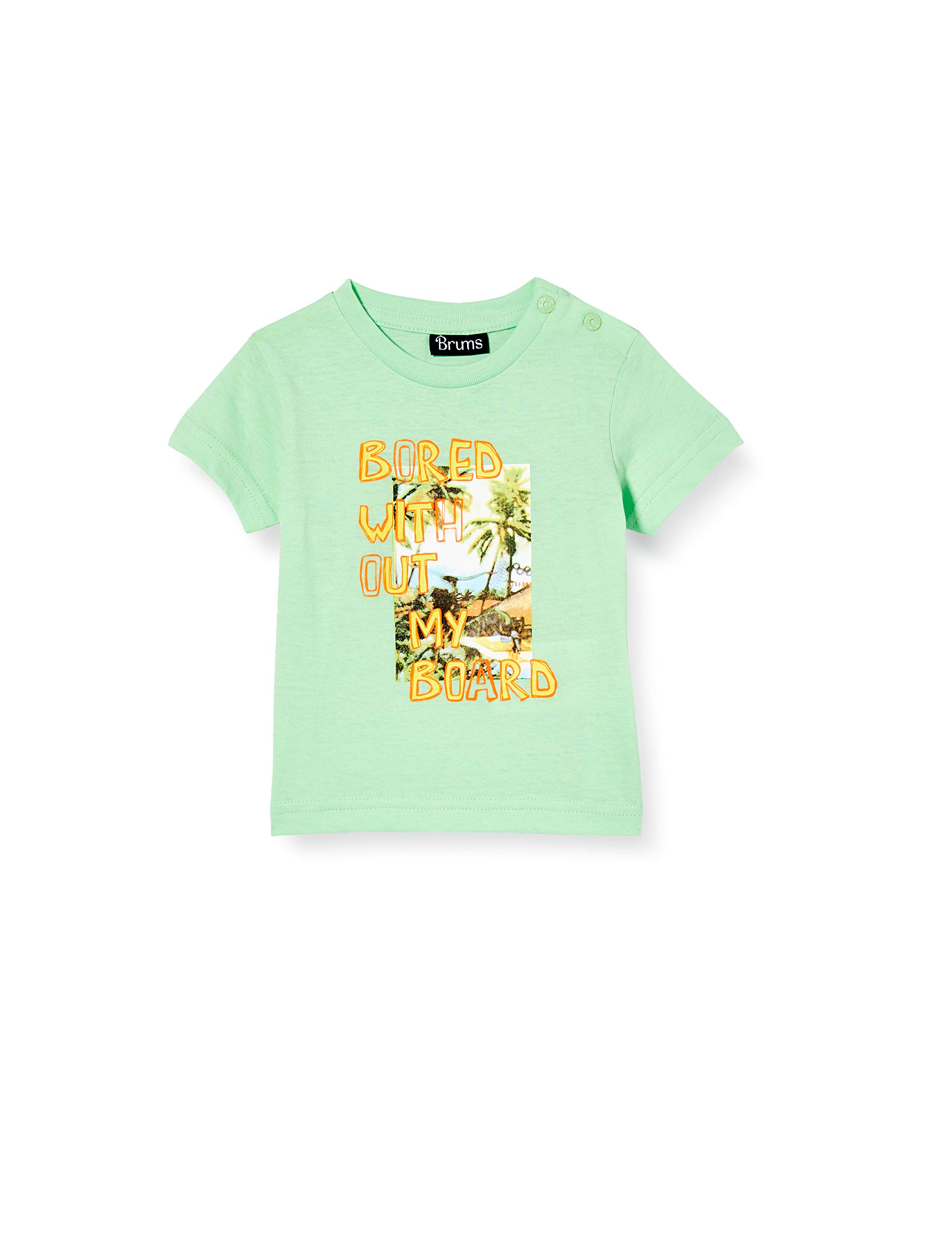 BrumsBaby Boys T-shirt Jersey Con Stampa Kniited Tank Top