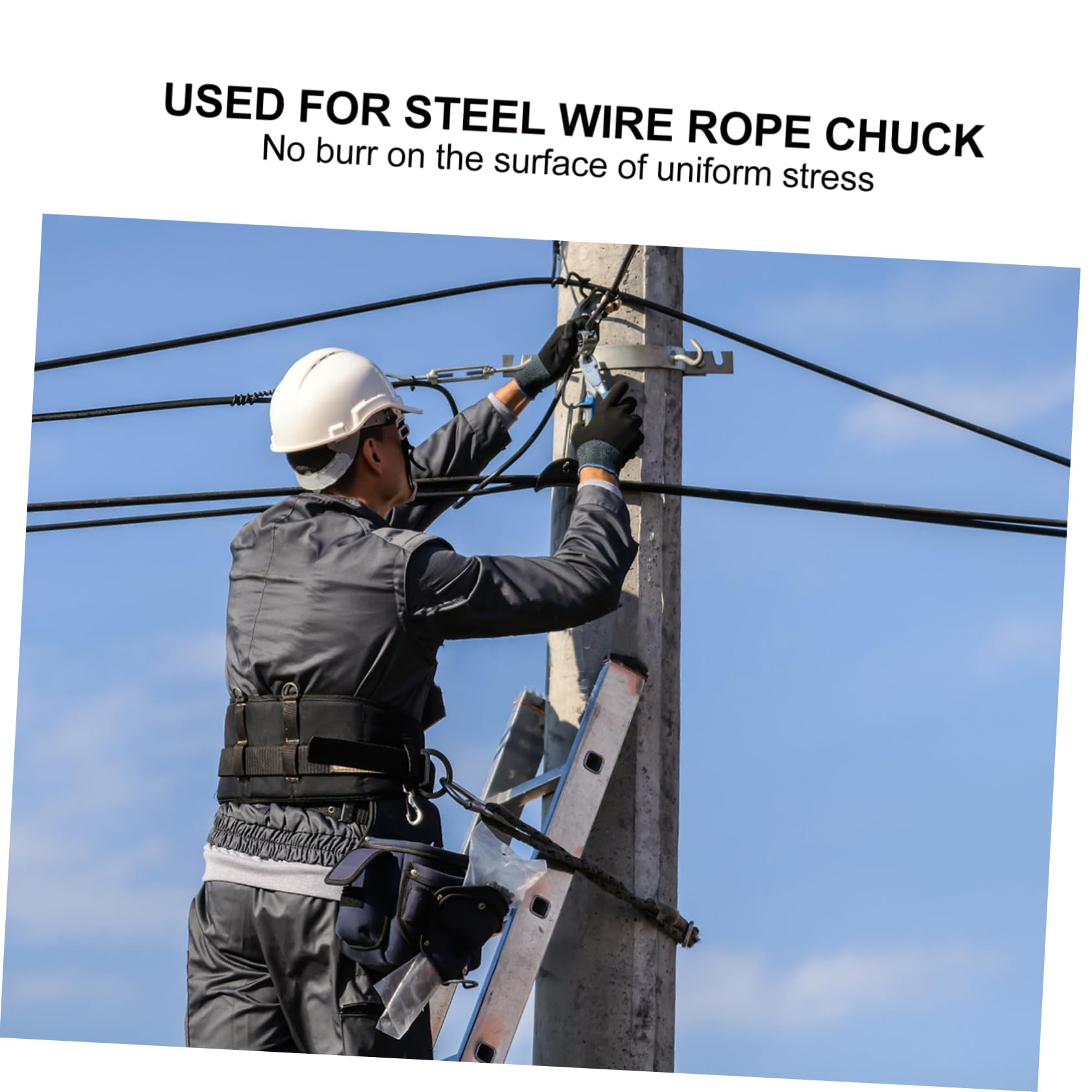 ULTECHNOVO 20pcs Chuck Wire Clamps Wire Ropes Accessories Bolts Clamps U Type Clamp Wire Ropes Supplies Hardwares Clamps Wire Clips Saddle Clamp Cable Cord Clips Stainless Steel Silver