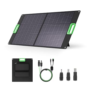 GRECELL Portable Solar Panels and the Station to Pair Them With