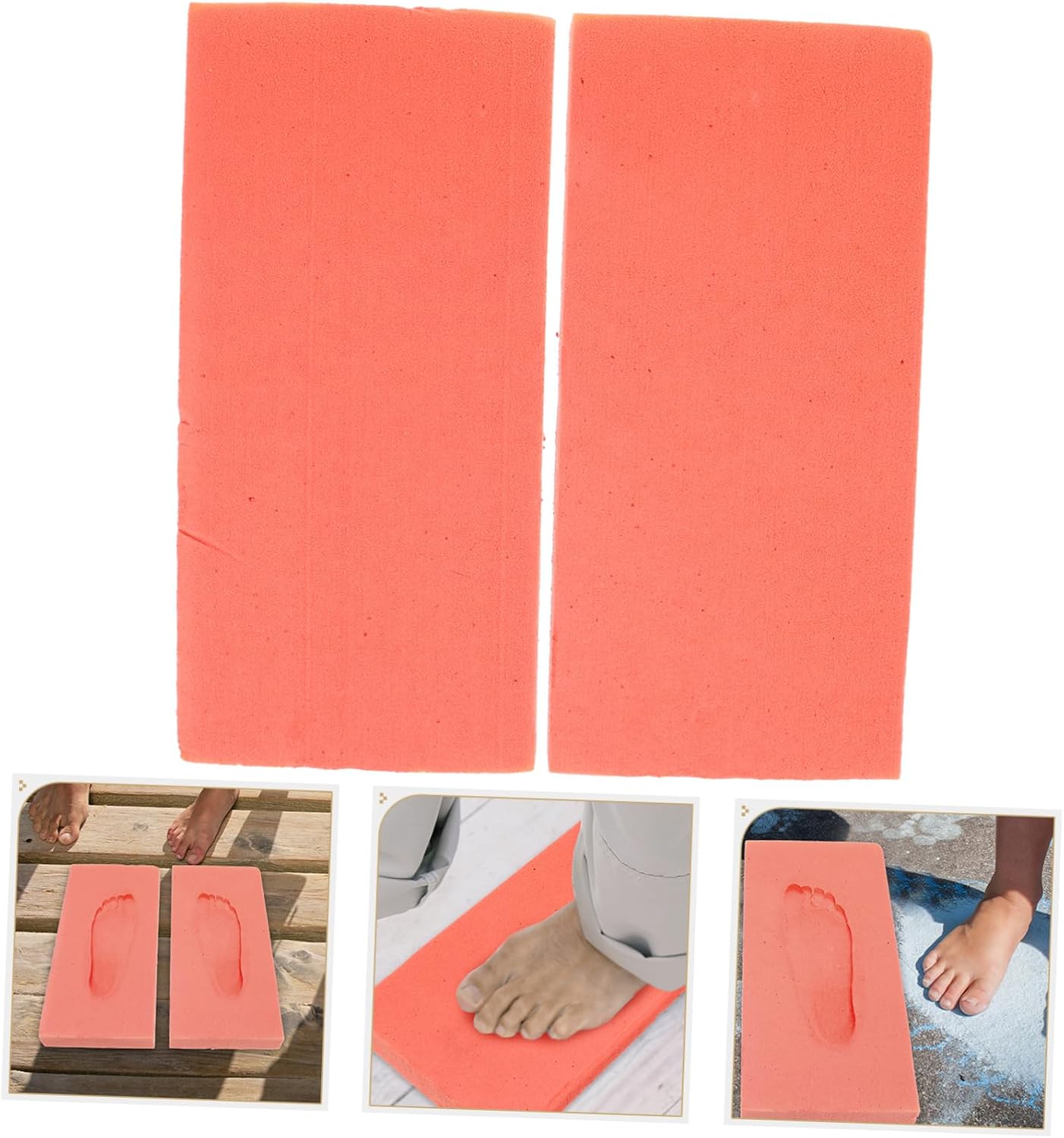 5sets Double Foot Impression Box for Flat Feet Insoles Orthotic Footprint Box Simple Design