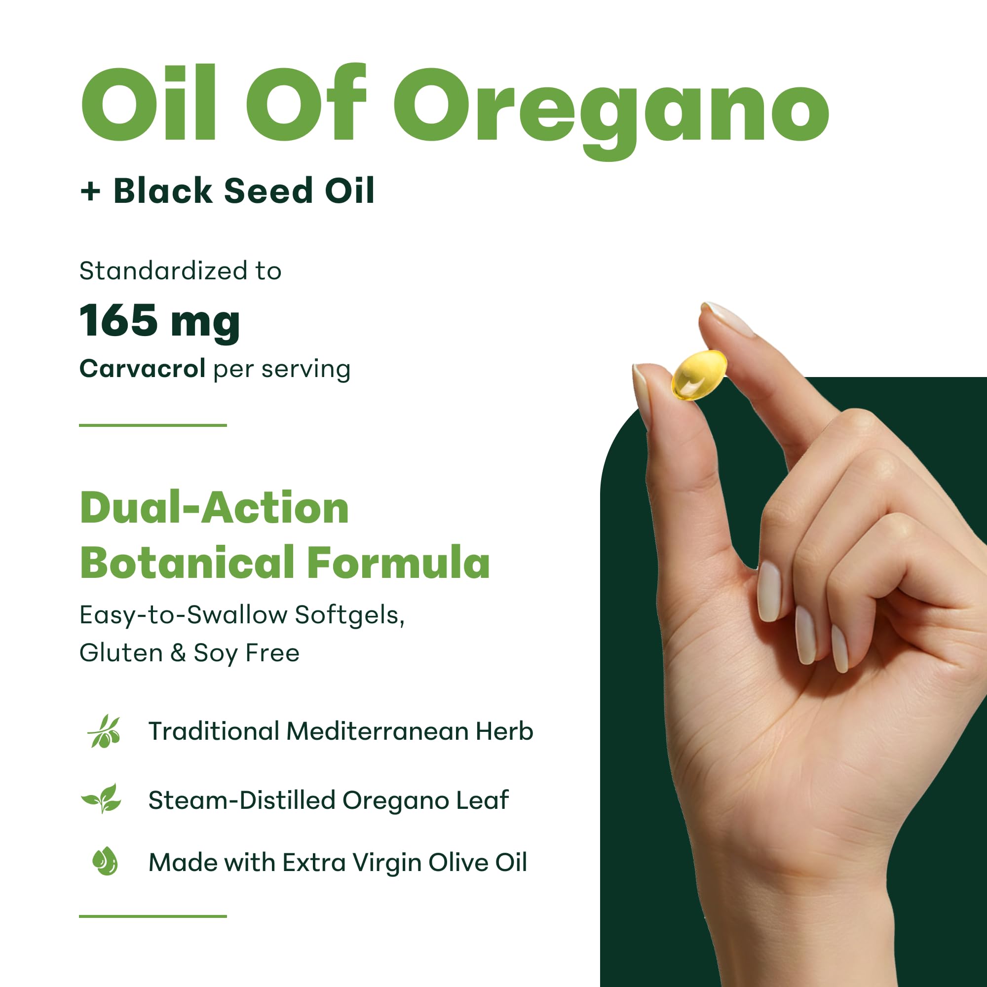 Micro Ingredients Oil of Oregano with Black Seed Oil, 300 Softgels — Amazon image 3