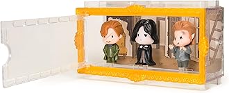 Wizarding World Harry Potter, Micro Magical Moments Year 3 Figure Set with Remus Lupin, Severus Snape, Peter Pettigrew & Display Case