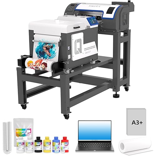 Lancelot M1630 Pro DTF Printer Bundle: Ultimate Automatic T-Shirt Printing Station w/Smart Maintenance, Mobile Workstation & Pro-Grade Equipment – Perfect for Startups & Small Businesses