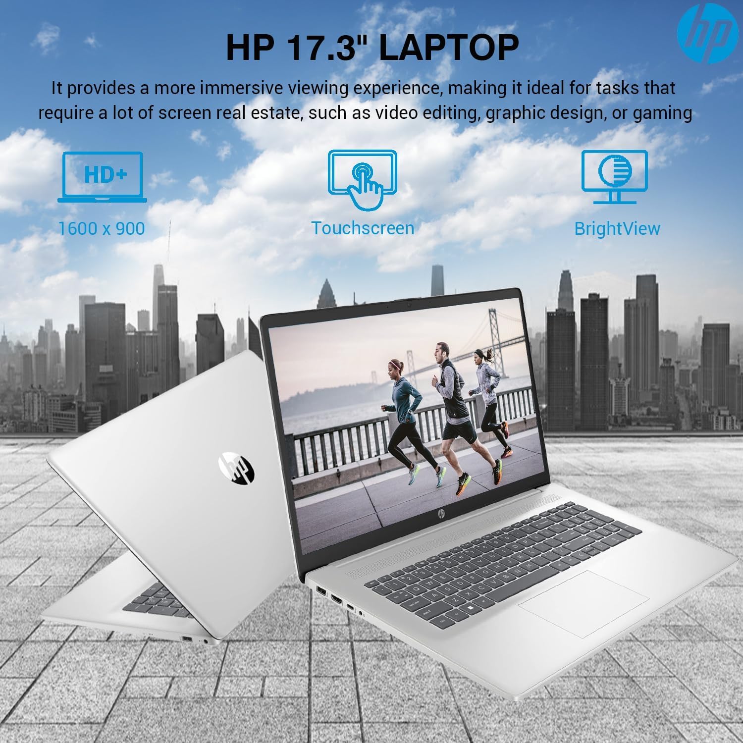 Amazon.co.jp: HP 17インチノートパソコンタッチスクリーン、17.3