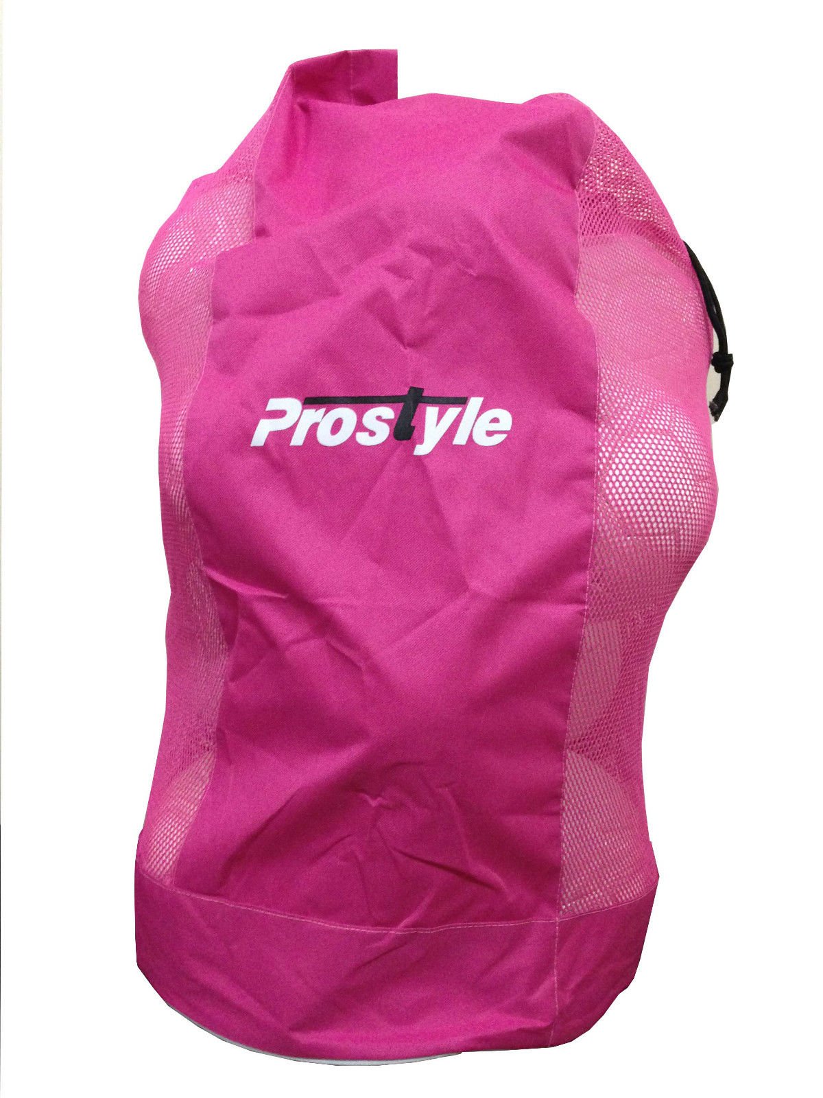 PROSTYLE SPORTS Football/Netball/Rugby 12 Ball Carry Sack Holdall Bag Heavy Duty - Pink