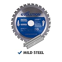 Vista 2 de Evolution Power Tools 5-3/8BLADEST Hoja de sierra de corte de acero, 5-3/8 pulgadas x 30 dientes