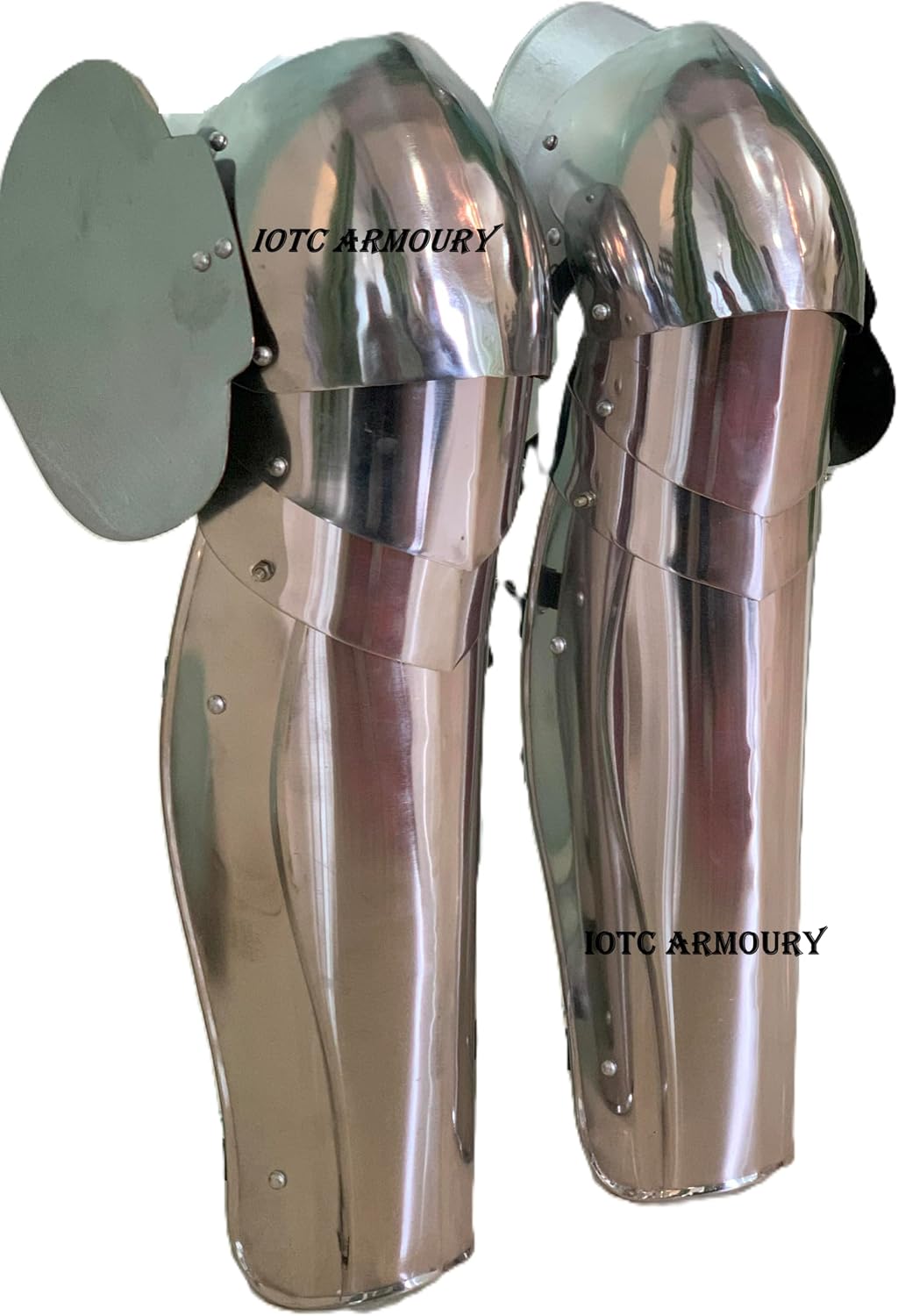 Medieval Articulated Leg Armor Leg Greaves Set - LARP SCA Cosplay Renaissance Halloween Armor Costume Movie Costume