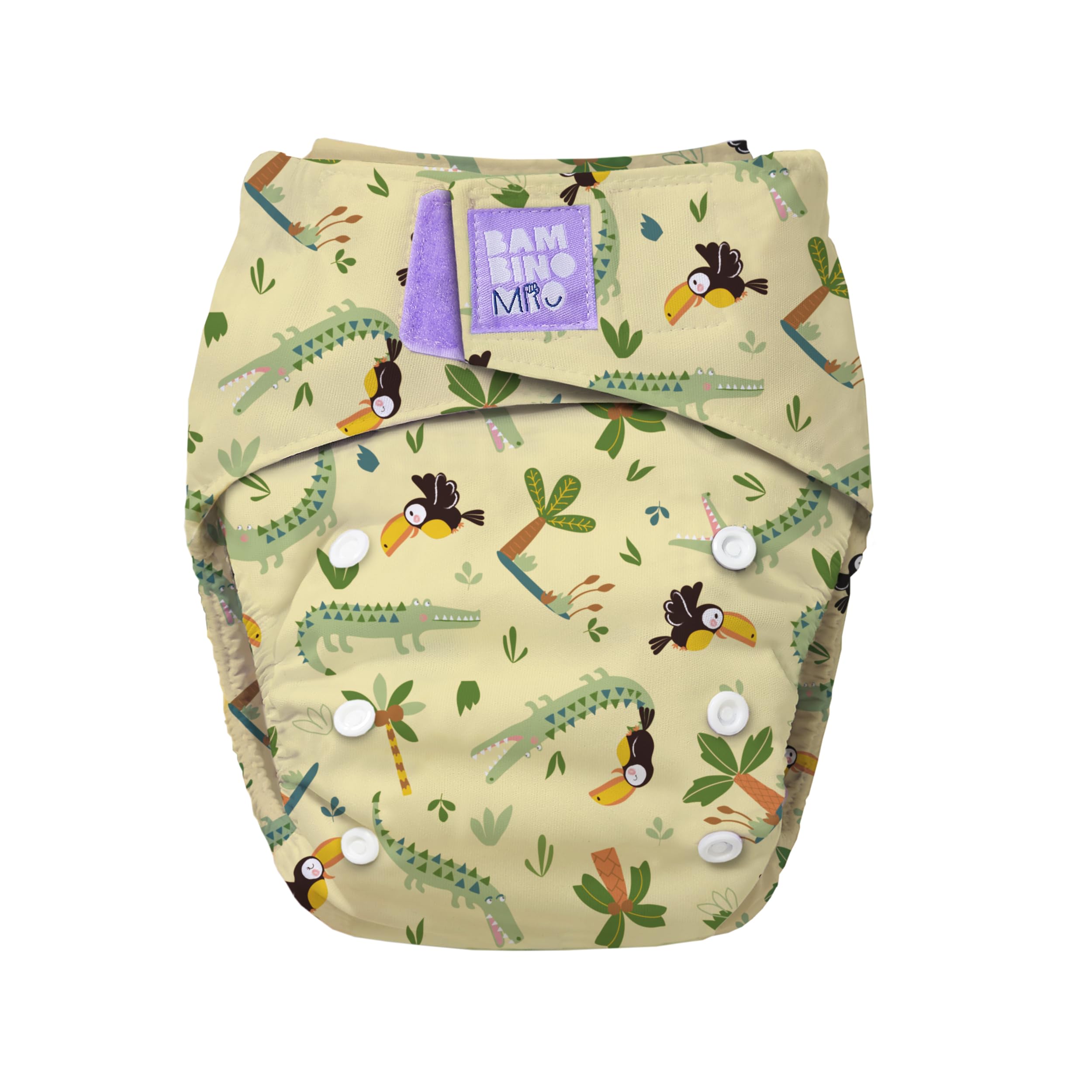 Bambino Mio, Revolutionary Reusable Nappy - Sustainable, Washable, Chemical-Free Eco Nappy from Newborn to Toddler (River Rascals)