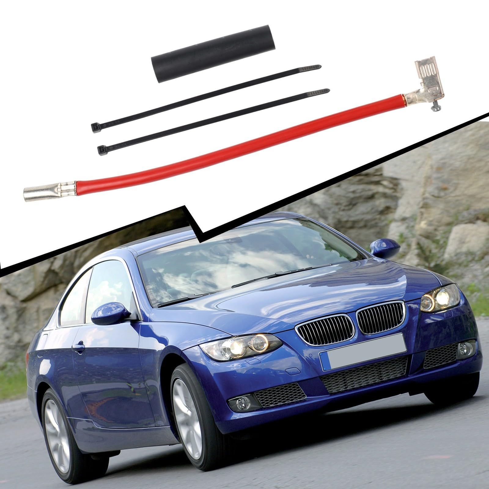 Kit Cavo Riparazione B+ ABS/Metallo per BMW per Serie 3 per e90 | Progettato per cavo B+, sostituzione rapida, soluzione pratica per problemi elettrici specifici