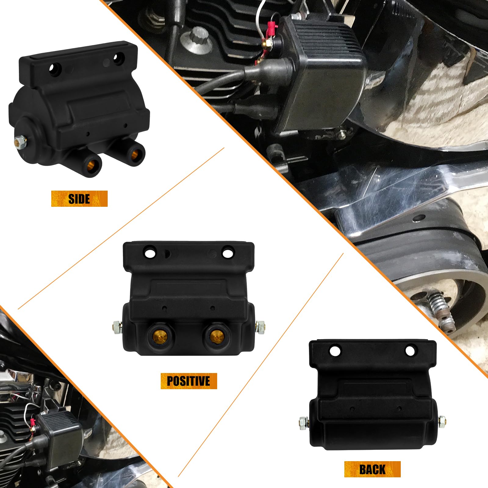Motorrad Zündspule Dual Fire Fit für Harley V-Twins Sportster 1000 900 Low Rider Supler Glide 1200 Roadster Heritage Electra Glide Softail Springer