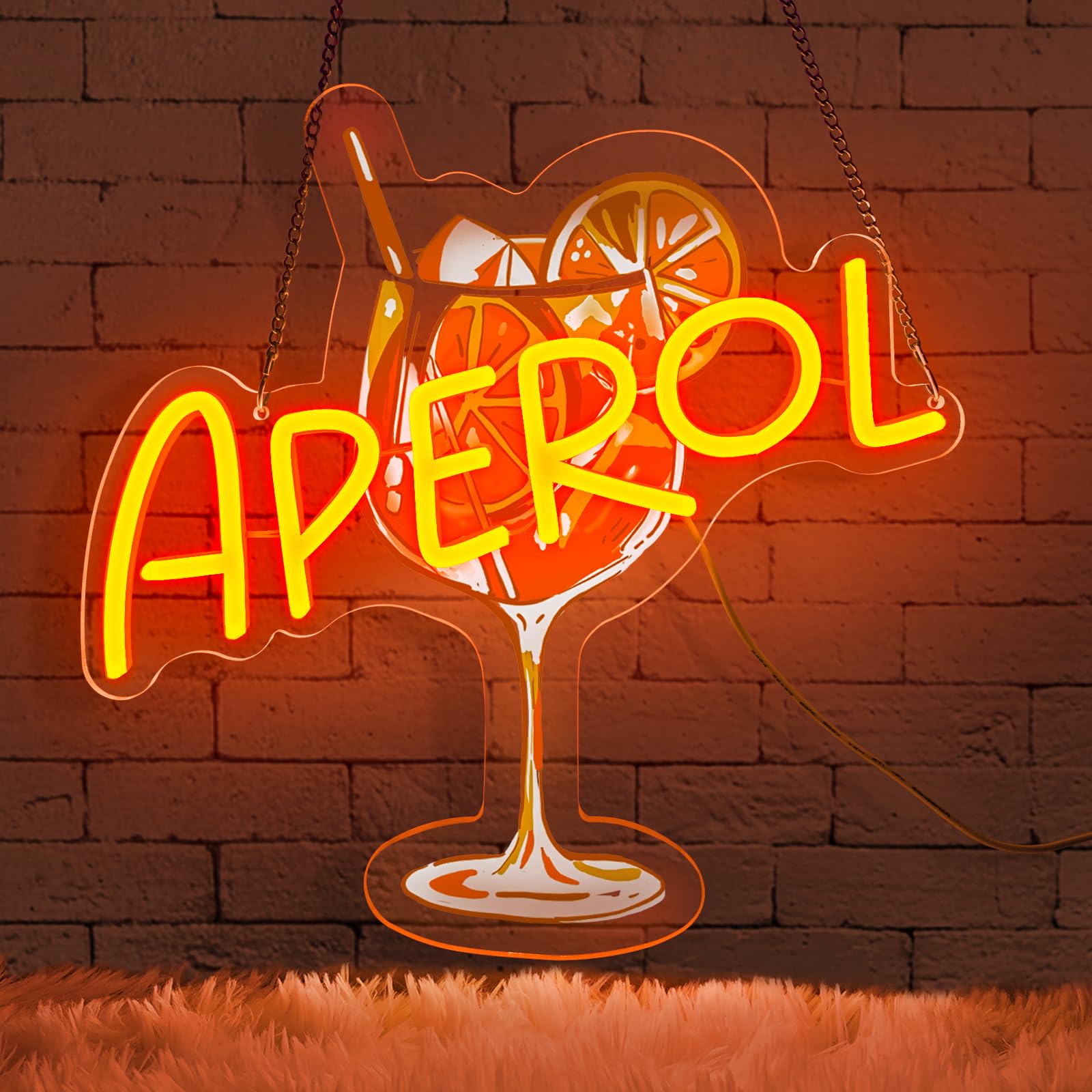 Targa per decorazione da parete, alimentazione USB, dimmerabile, LED per caffè, al neon, per sfondi, decorazione da parete, regalo per caffè/stazione/bar party (13,8 x 14
