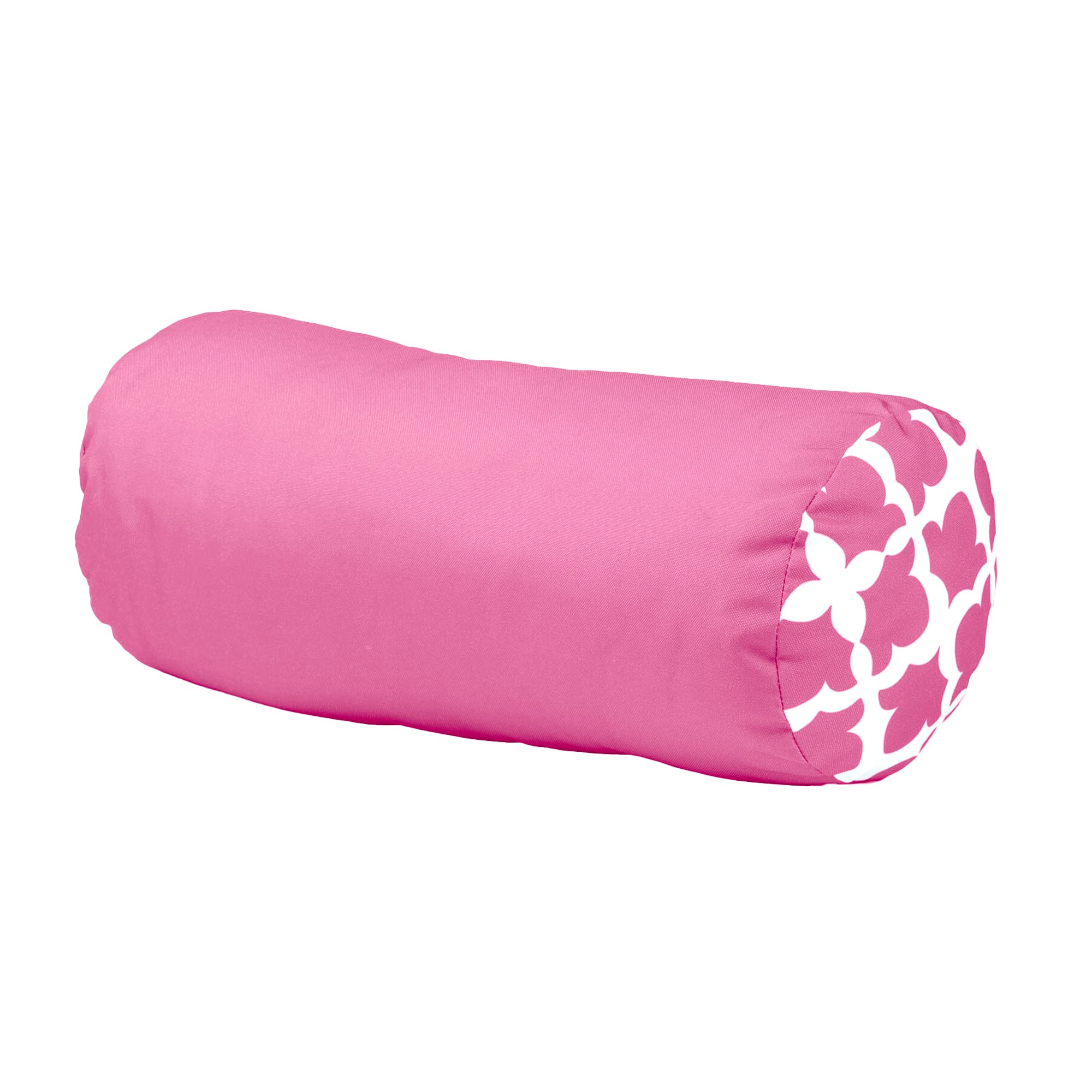 Gardenista Coussin Renforcé de Jardin Extérieur | Patio Fauteuil en Rotin Meubles à Motifs Coussin | Étanche | Rembourrage en Flocons de Mousse Hypoallergénique (Solid/Arabesque Pink)