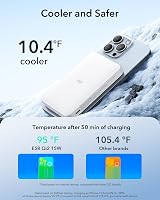 ESR Qi2 Tanúsított MagSafe Powerbank 10000mAh - 15W Gyorstöltő iPhone 16/15/14/13/12 Készülékekhez, Kompakt Hordozható Külső Akkumulátor USB 4