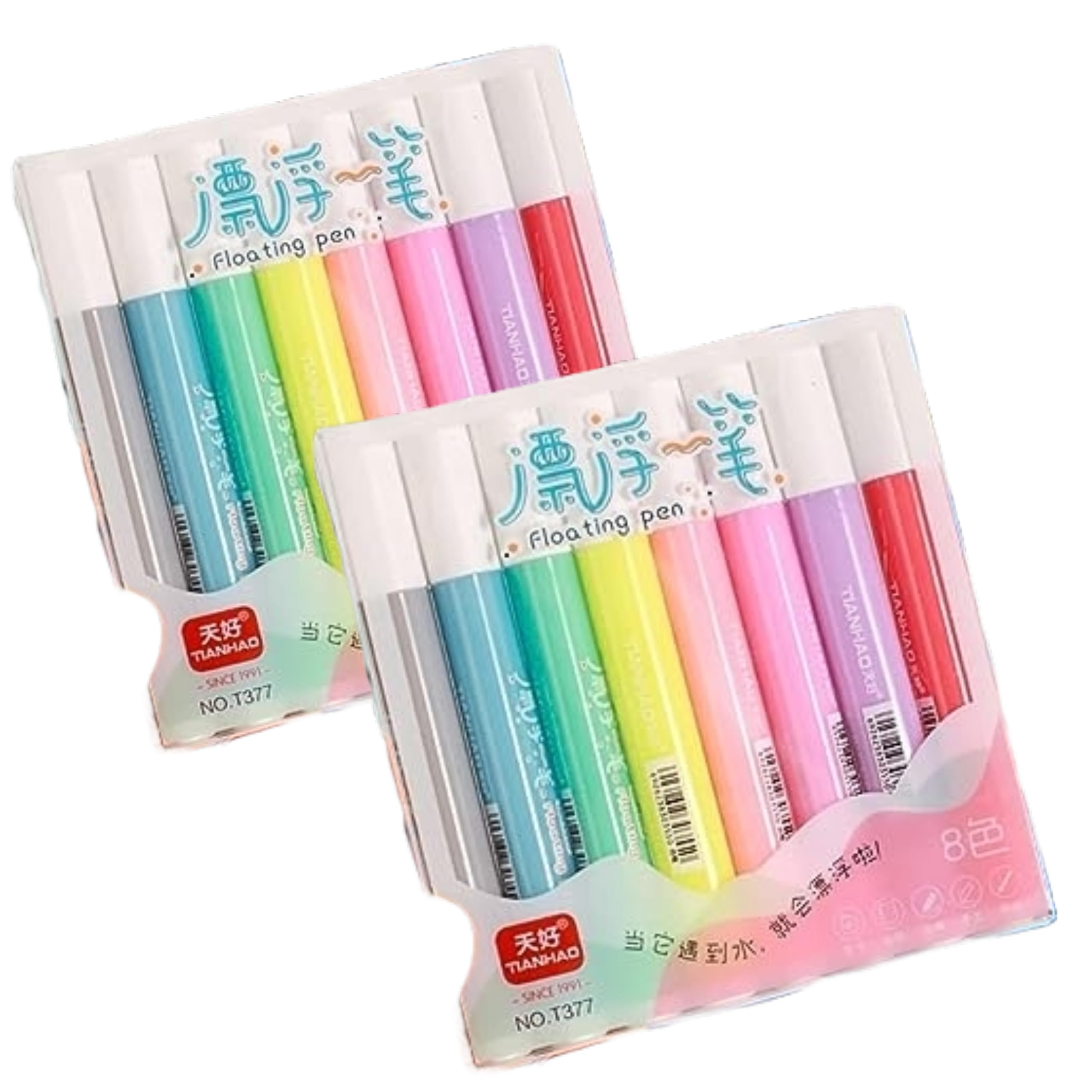 Createamity Pack of 8 Pcs Neon Color Water Based Ink Floating Pens Doodle Pen Playing Educational Toy Magical Water Painting Pen (Pack of 2) (B0CL39D4YL) Amazon Price History, Amazon Price Tracker