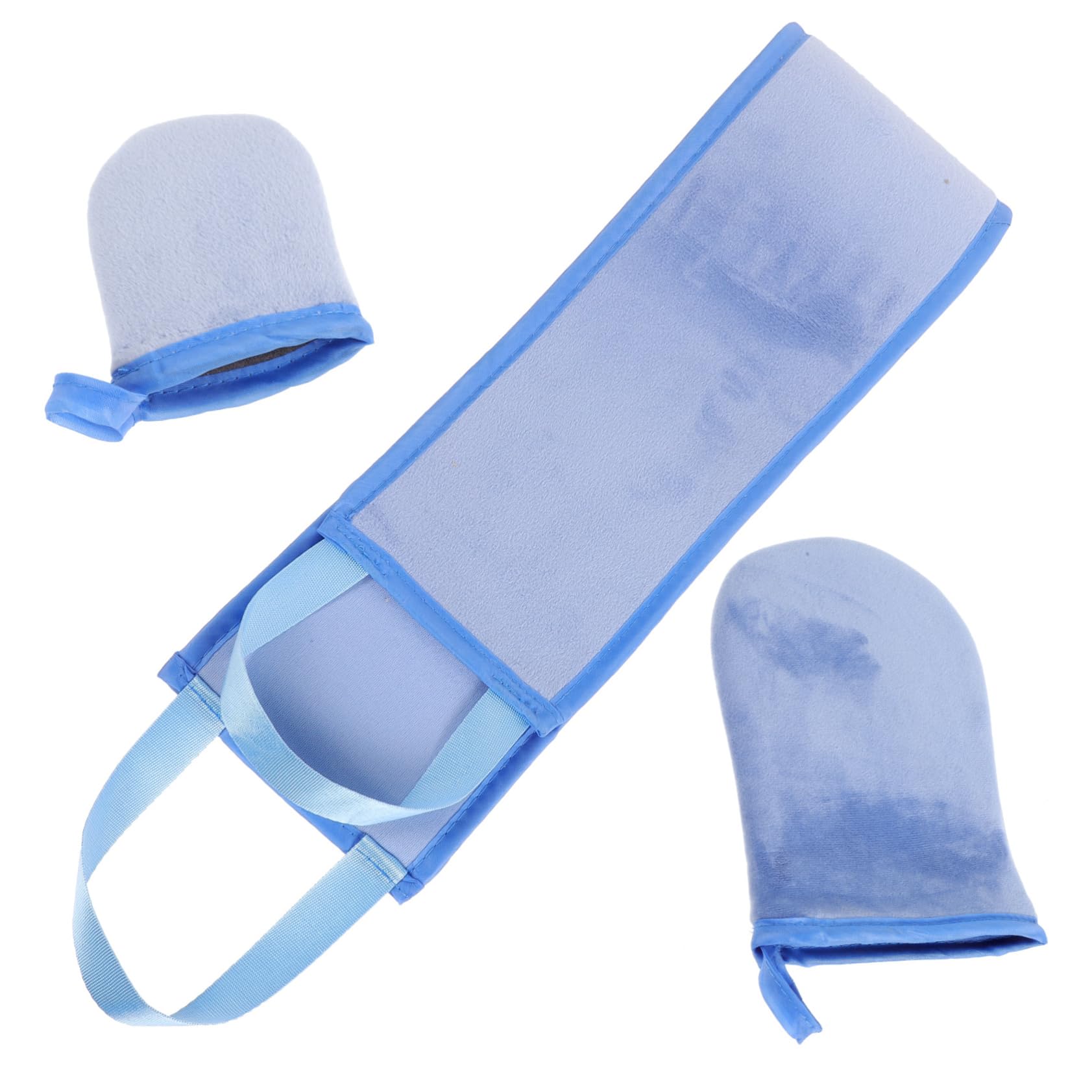 Ipetboom Fingers Tanning Self Tanning Alicator Set Lotion Applicator for Back Spa Mittens for Body