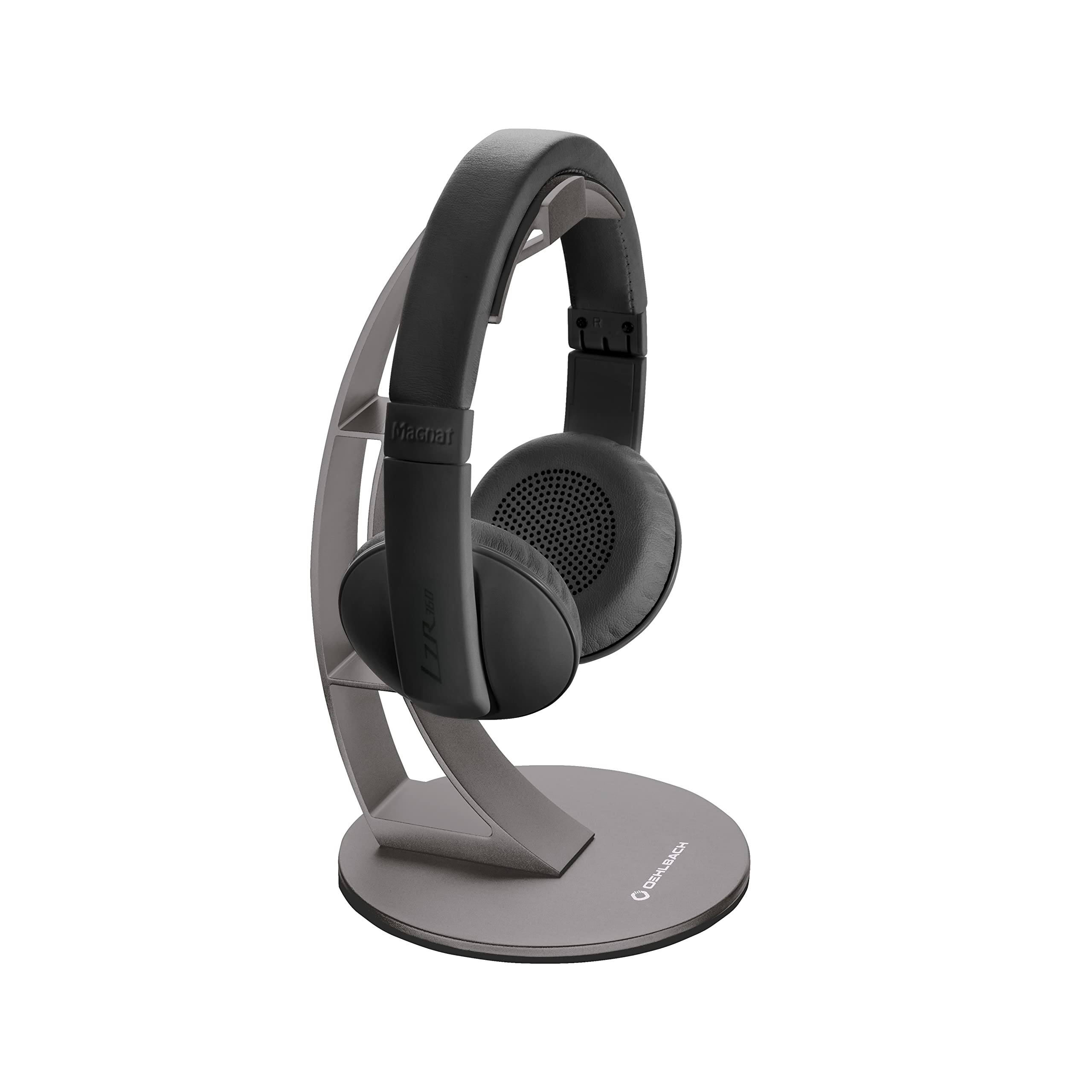 OEHLBACH ALU Style - Soporte de Auriculares diseño Exclusivo (Aluminio anodizado, Almacenamiento de Materiales para los Auriculares) Lunar Grey