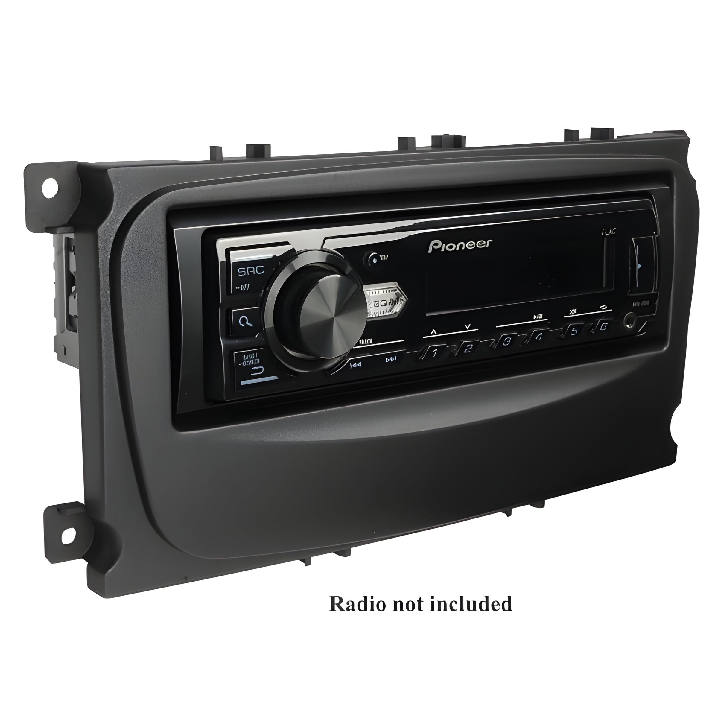 Radio panel kit 1-dinbevesitigingskitFront panel Frame Suitable for Ford Focus, C-max, Mondeo, S-max, Transit, Tourneo, Galaxy, Kuga