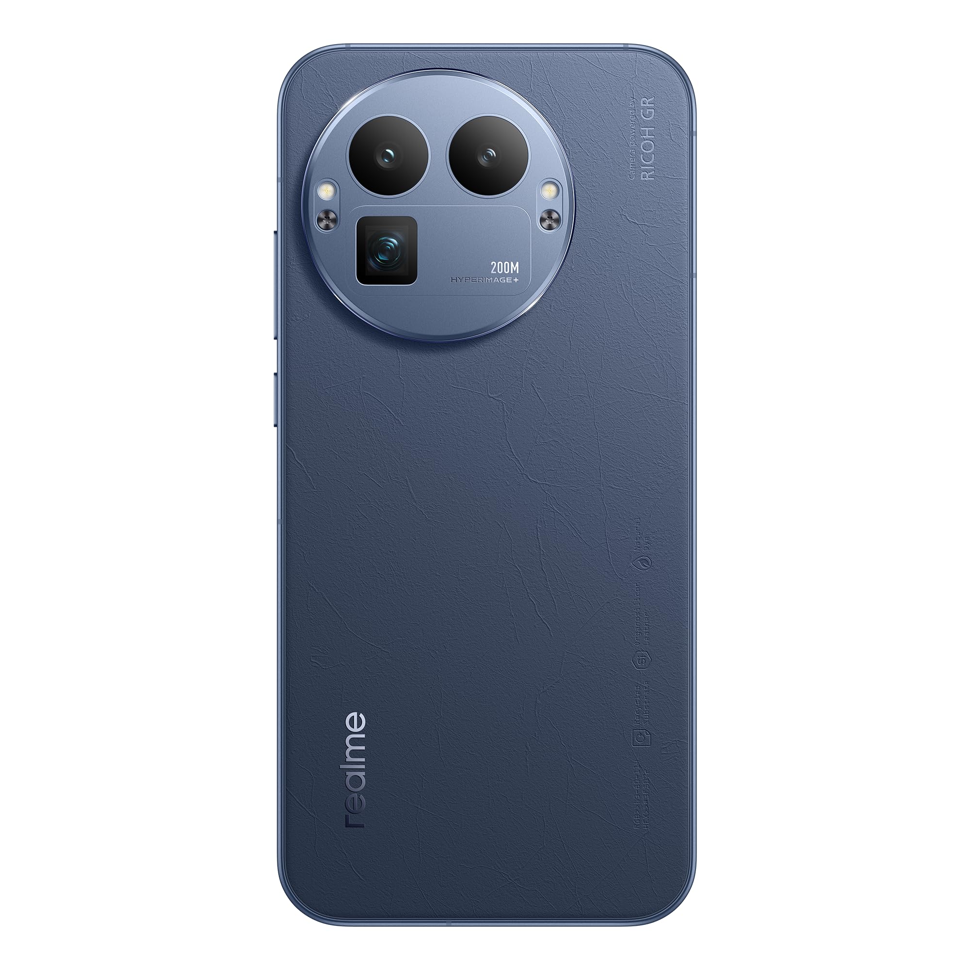 realme GT 8 Pro Smartphone 12GB+256GB, Sistema de cámara RICOH GR, Cámara con teleobjetivo ultranítida de 200 MP, Snapdragon 8 Elite Gen 5, Batería Titan de 7000 mAh, con Adaptador, Azul
