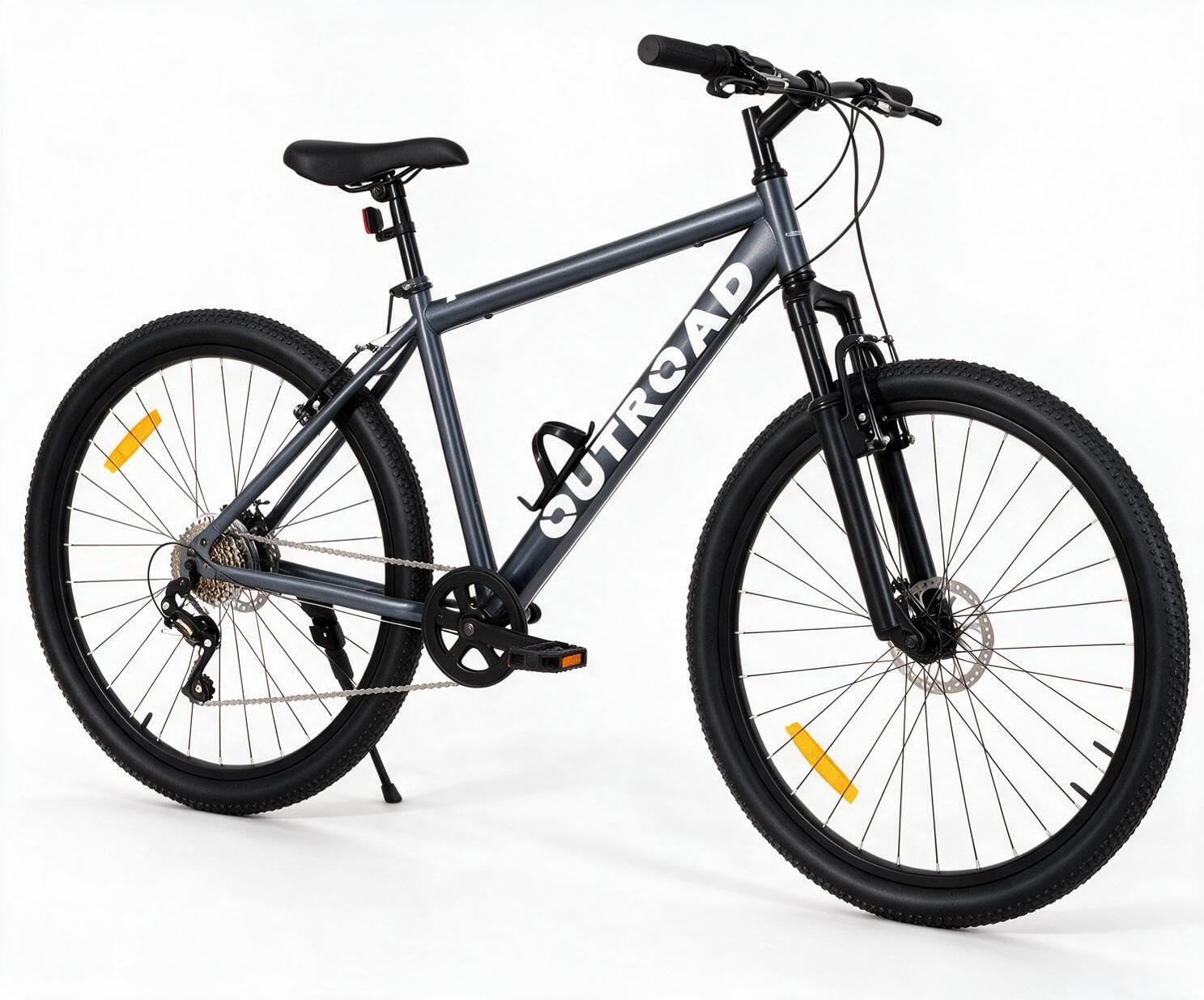 Betterland 26 Inch Mountain Bike, Bicycles Adult with 7-Speed/High-Carbon Steel Frame/Dua…