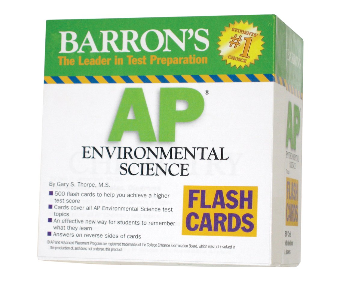 Barron's AP Environmental Science Flash Cards (Barron's: the Leader in Test Preparation)