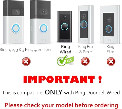 Miniatura 2 de Compatible con RingWired Cover Hood Shield para protección contra la lluvia, sin necesidad de taladrar