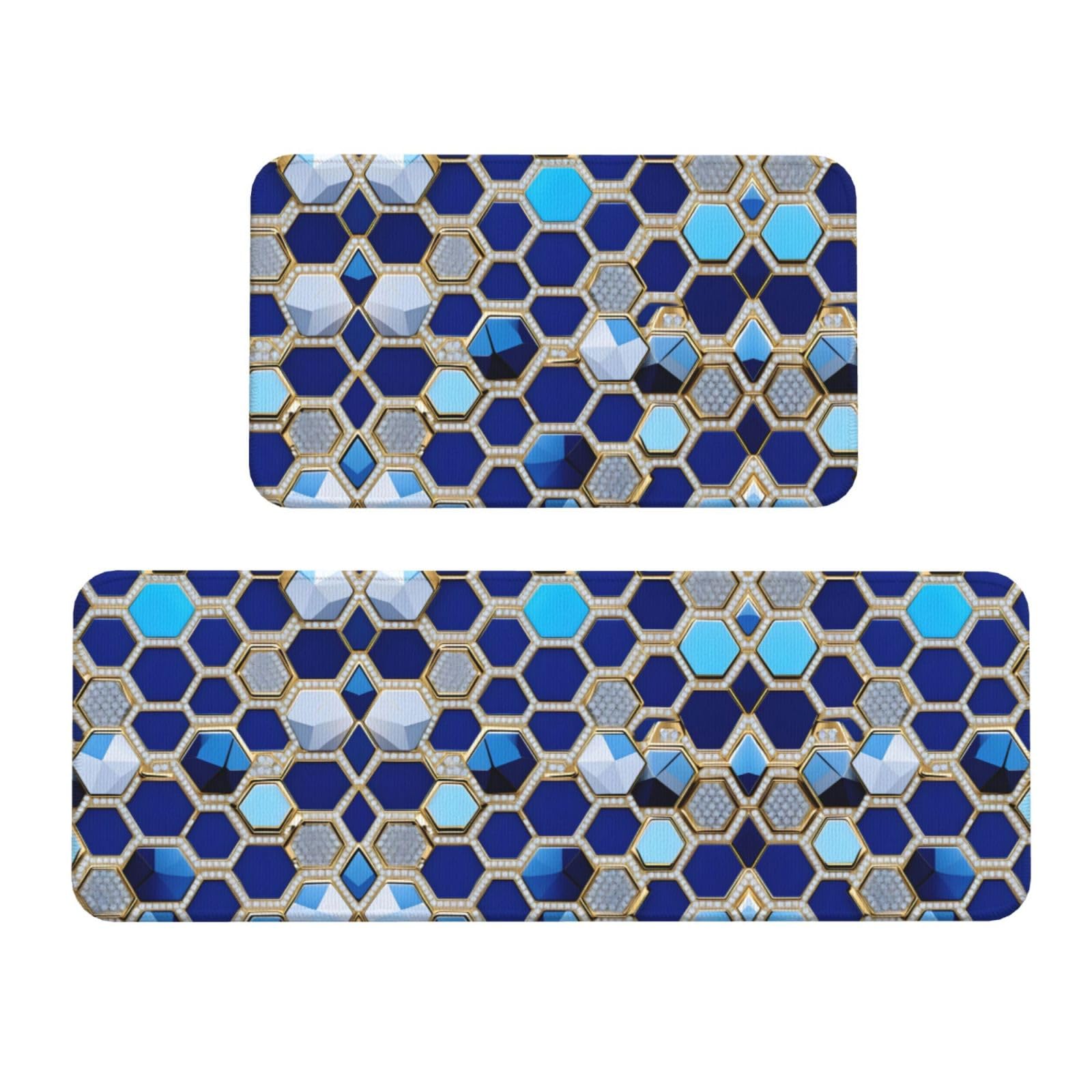 Tapis de cuisine antidérapants pour un espace de travail et bureau confortable lot de 2