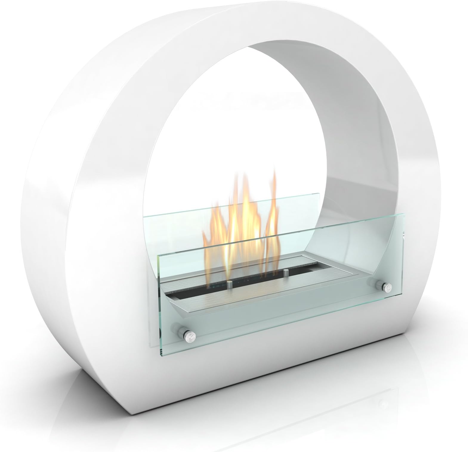 Imagin Bioethanol Fireplace - Boston White
