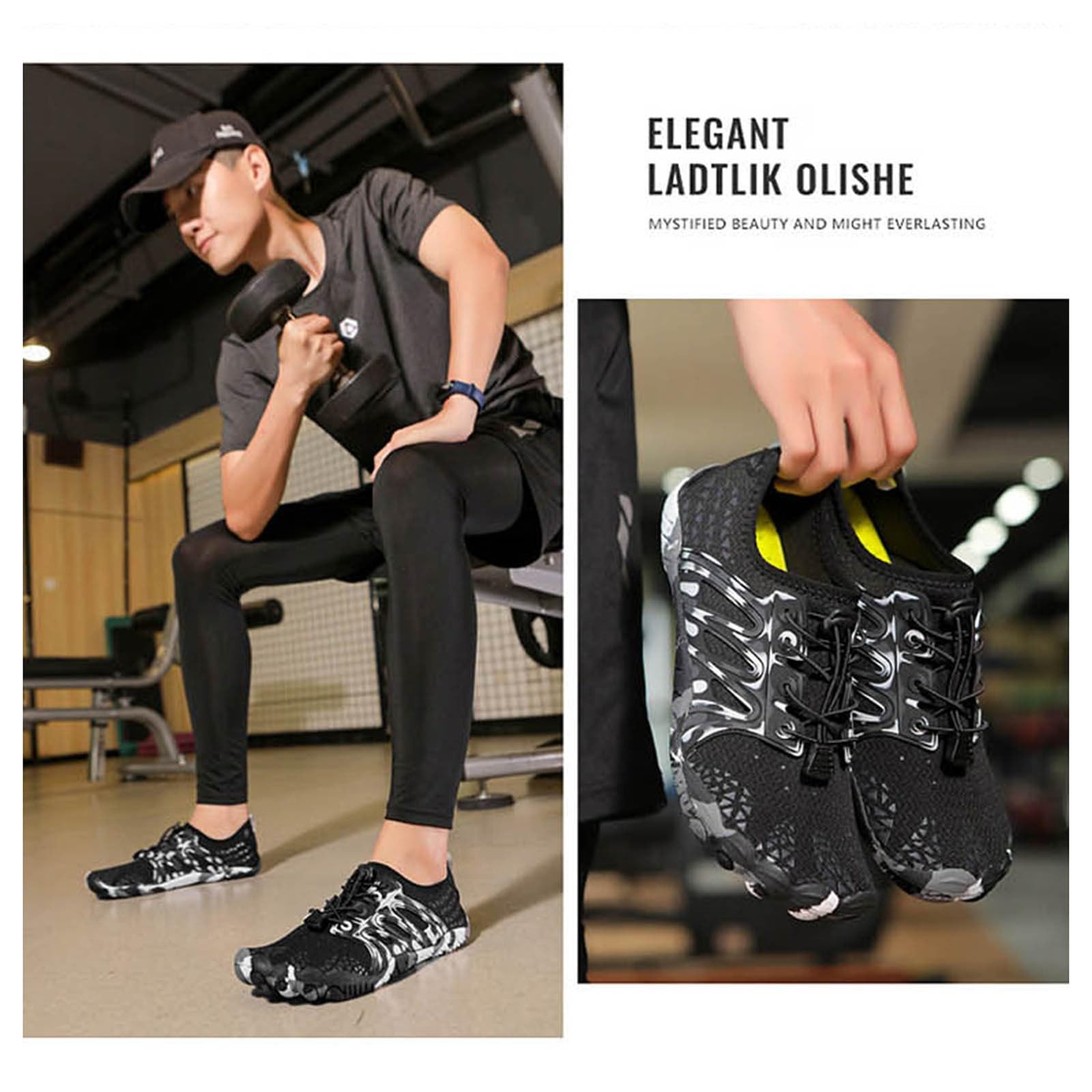 Zapatos de agua Zapatos de agua para mujeres y hombres, de playa, atletismo, pies descalzos, verano, deportes al aire libre, senderismo, natación, playa, río, barefoot Shoes