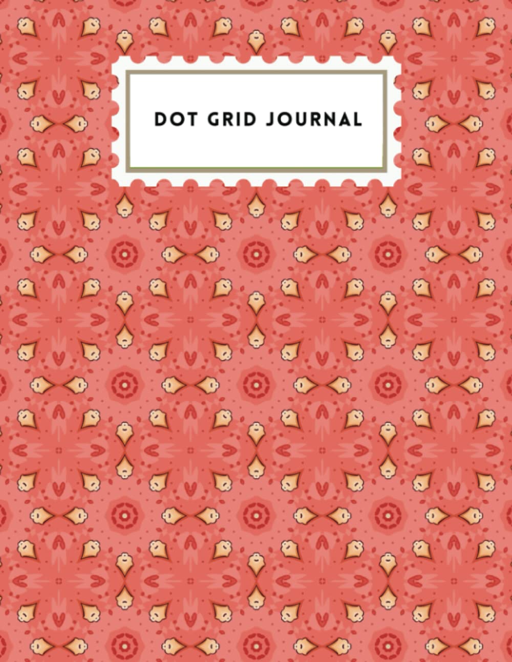 DOT GRID JOURNAL: Dot grid notebook 0.2 inch, Dotted Notebook size 8.5 x 11 For Bullet Journaling, Lettering, Sketching Notes.Kaleidoscope cover.