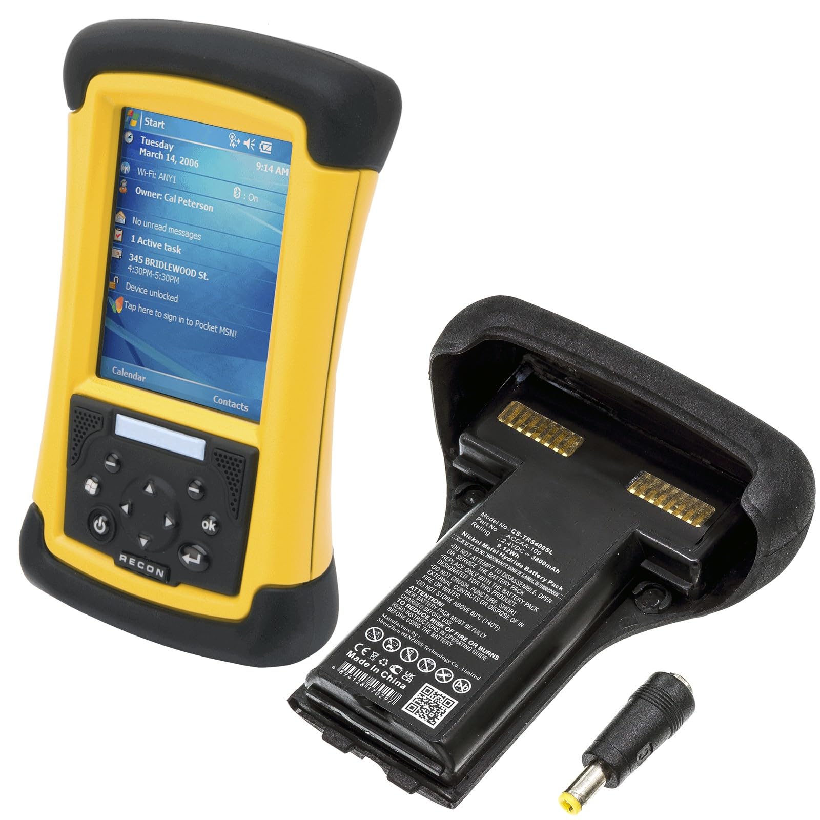 Battery Replacement for Trimble Recon 200 Recon 200X Recon 400 Recon 400X, fit for ACCAA-109