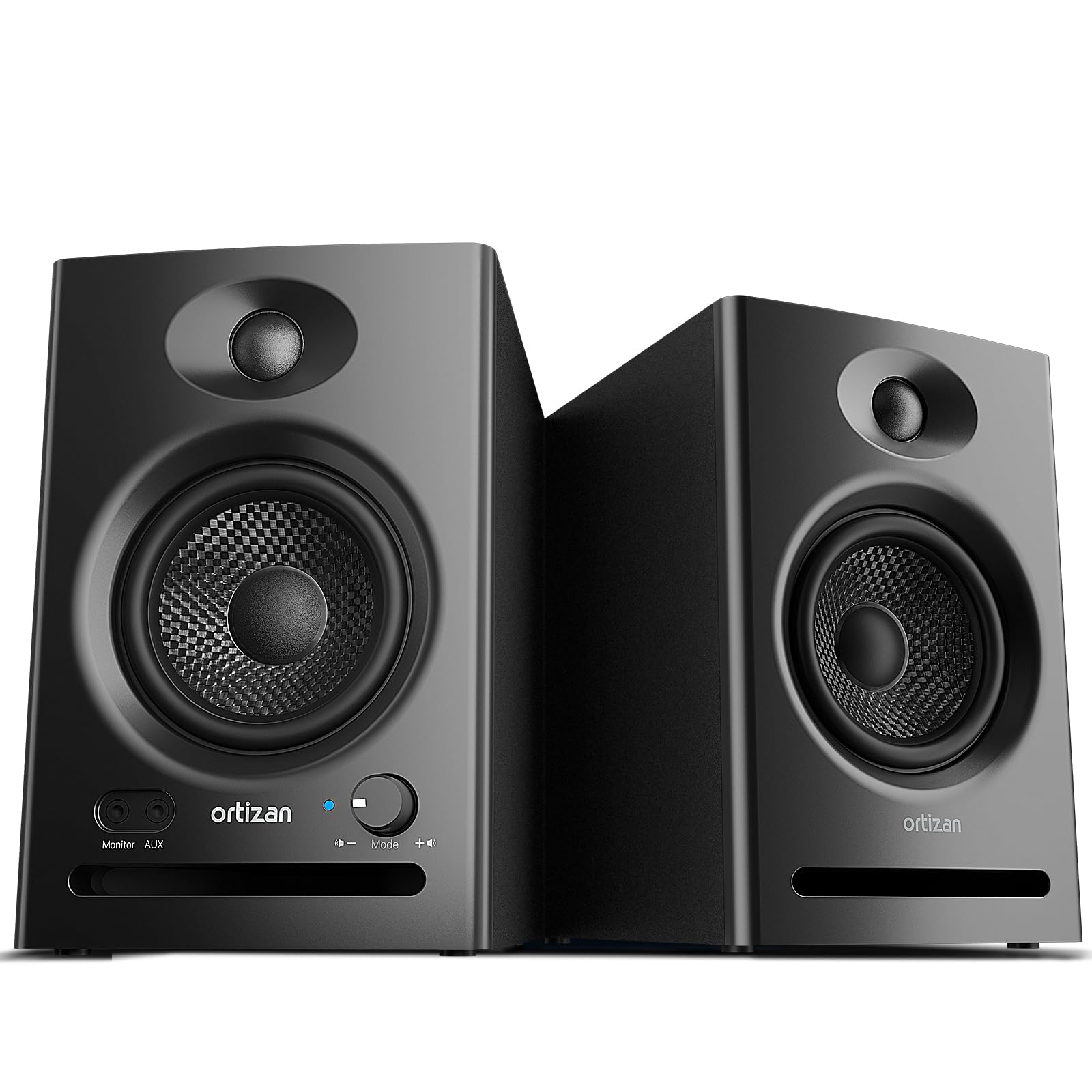 Ortizan C7 Studio Monitors Altoparlanti con Bluetooth per Computer nero