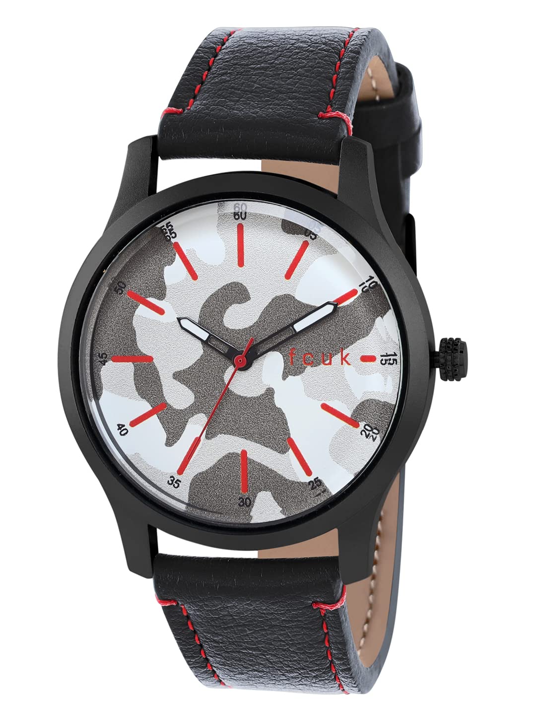 FCUK Analog Grey Dial Mens Leather Watch-Fk00011C (B0B6C2XBJL) Amazon Price History, Amazon Price Tracker