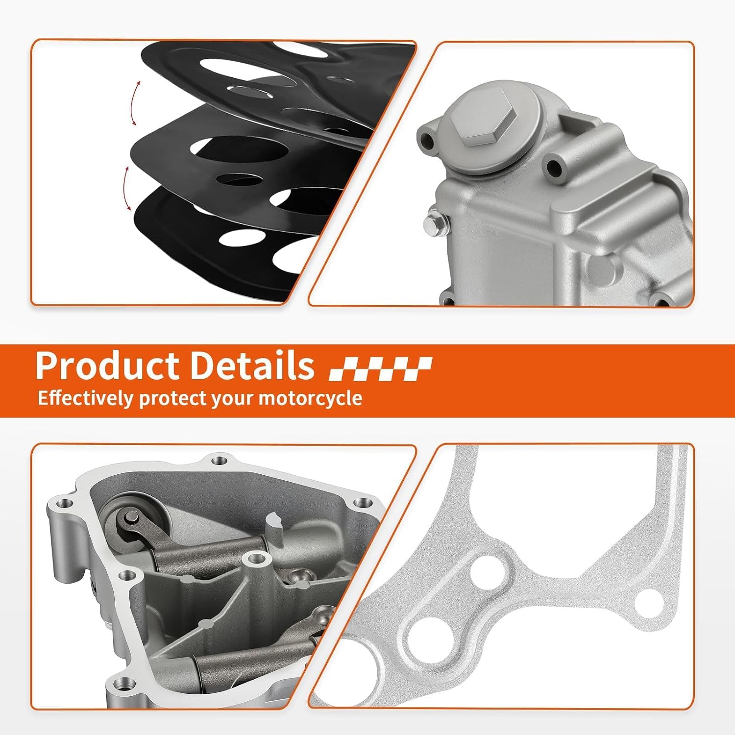 Cylinder Head Cover & Gasket Kit For Honda Rancher 420 TRX420 2009-2024 12310-HP5-L10 12310-HP5-600