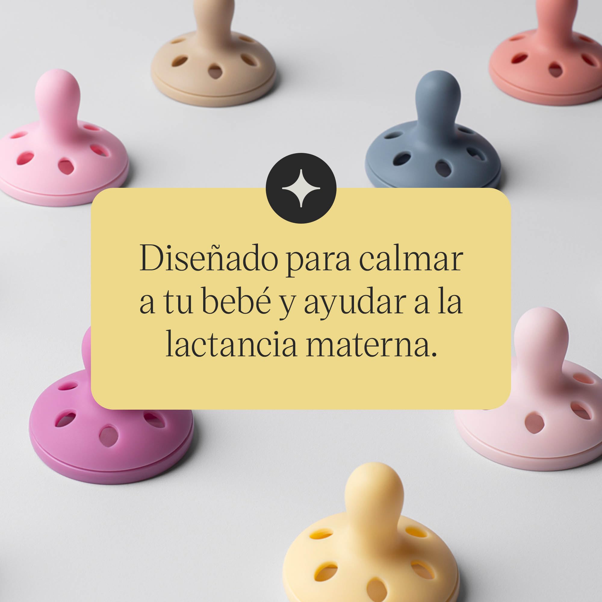 Tommee Tippee Chupete anatómico ligero, 0-6m, paquete de 4, diseño ligero de silicona de una sola pieza, tetina simétrica