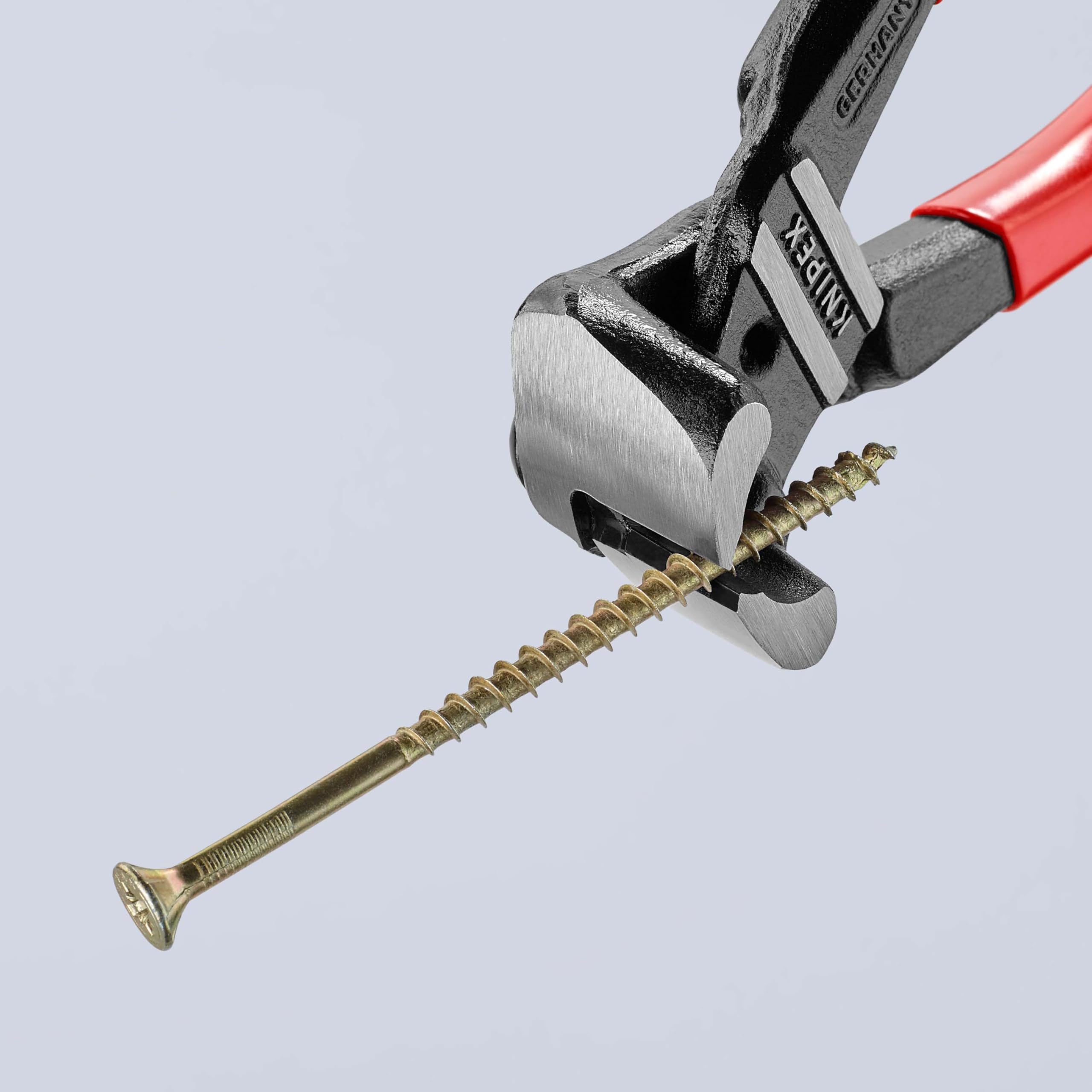 KNIPEX Tronchese con taglienti frontali per bulloni a grande forza di taglio rivestiti in resina sintetica 200 mm, 61 01 200