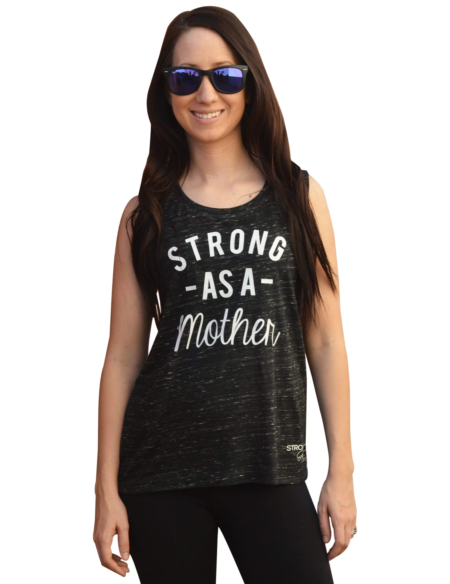 Strong As A Mother Muscle Tank Mom Workout Tank Muscle - Main Image