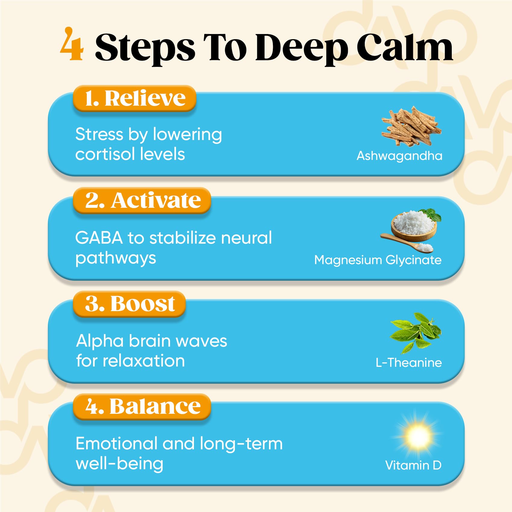 Venture Pal Calm Drink Mix, 12-in-1 Cortisol Reducer & Sleep Aid — Amazon image 3