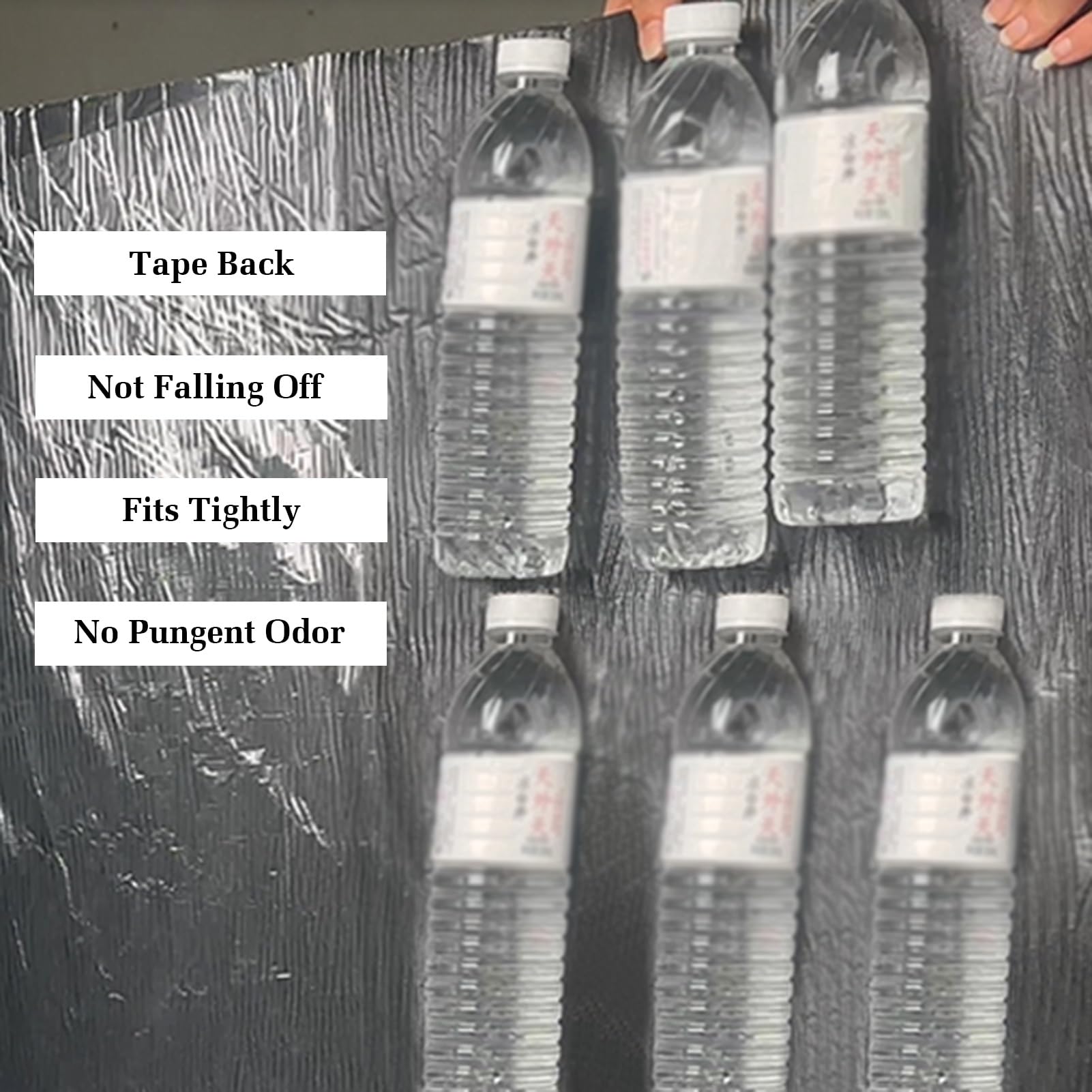 Alfombrilla aislante insonorizante, lámina de aluminio autoadhesiva, resistente al calor, se puede cortar para techos, paredes, suelos y aplicaciones de coche