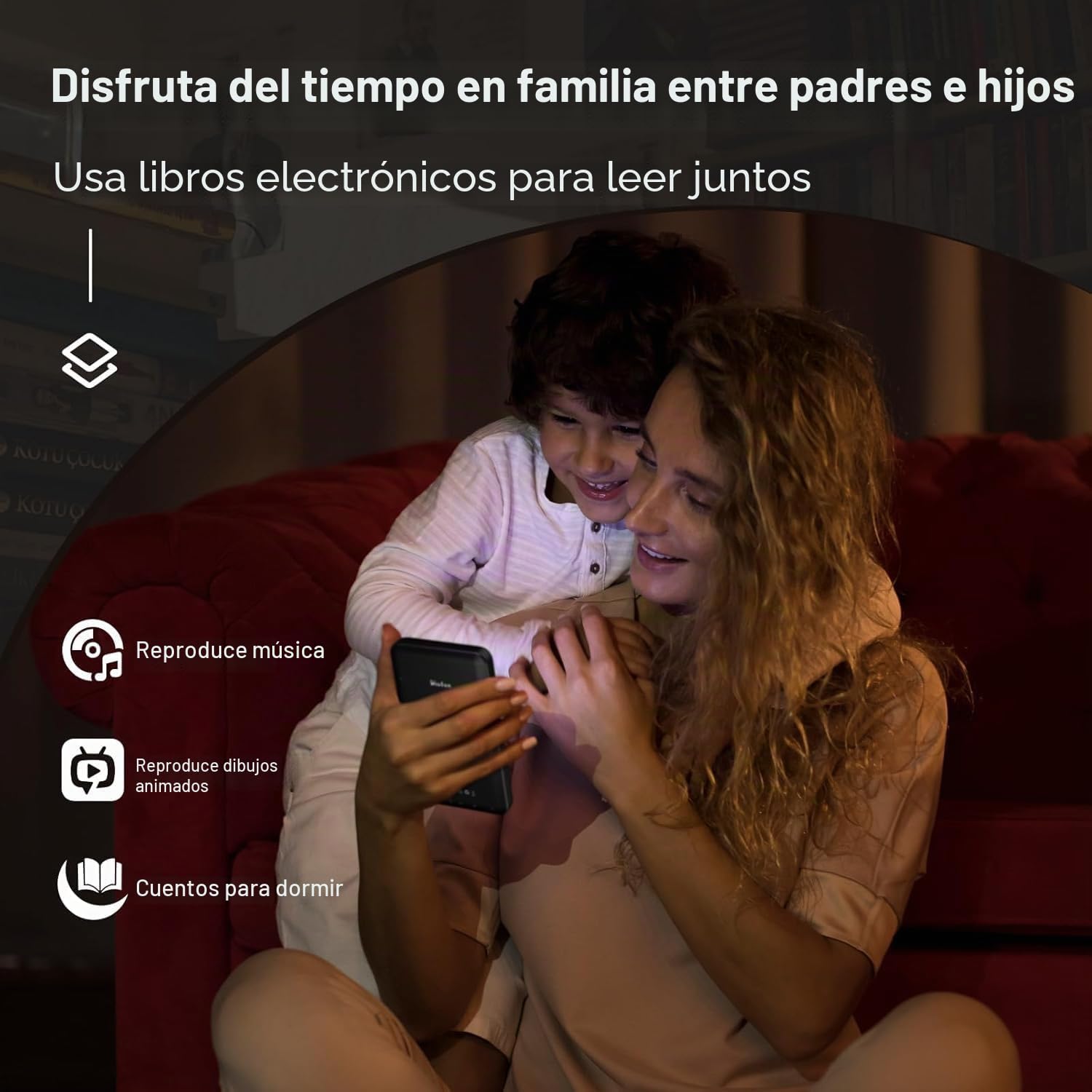 Reproductor MP3 de 80GB Bluetooth y WiFi, Reproductor MP3 de 4 Pulgadas con Pantalla táctil HD, Spotify con Altavoz, Reproductor de música Diofox Android MP3 MP4 para niños, Audible, Amazon Music