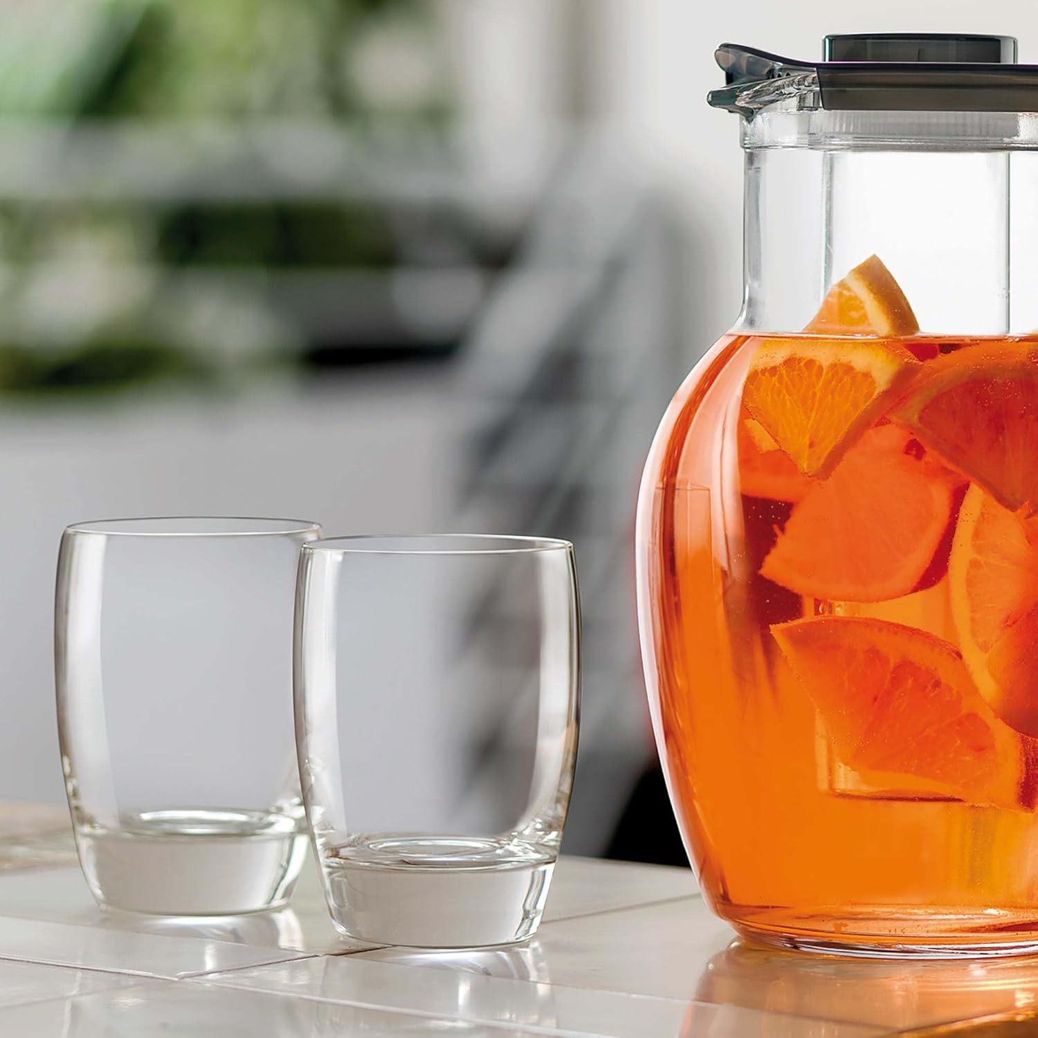 Luigi Bormioli Michelangelo Masterpiece 12 oz Double Old Fashioned Glasses - Fine Laser-Cut Rims - Classic, Sophisticated Design, Ideal for Cocktails, Dishwasher Safe, Made in Italy (Set of 4)