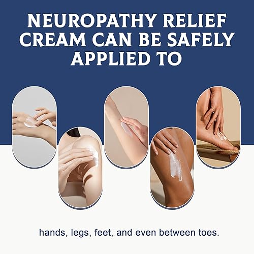 Miniatura 6 de Crema de alivio de neuropatía extra fuerte para pies, piernas y manos, fórmula refrescante calmante, no grasa y suave, no quema, no irritante, gel