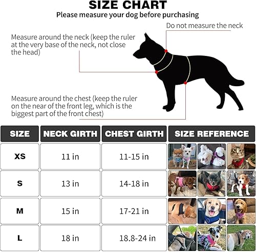 Miniatura 2 de Arnés para perro de malla suave, chaleco para pasear mascota, arnés acolchado y ajustable para cachorro, xs, Rojo