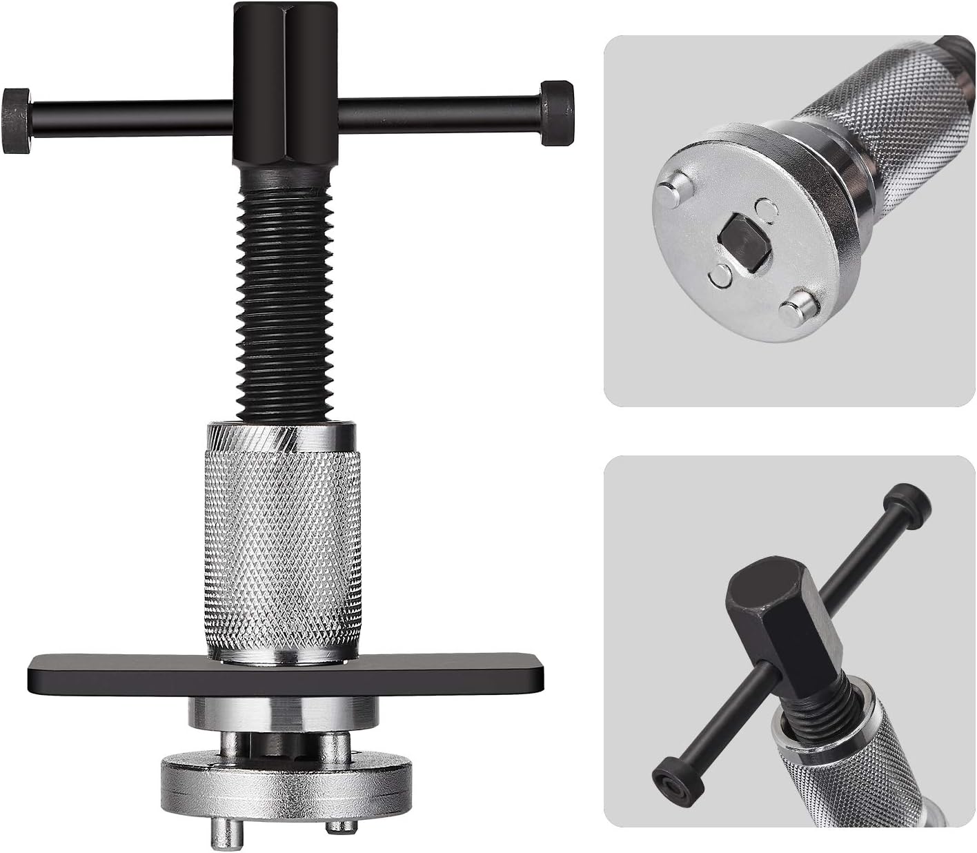 Universal Brake Caliper Piston Rewind Kit Wind Back Tool Set for replacement of brake pads, brake discs or brake shoes,3 Pieces Set